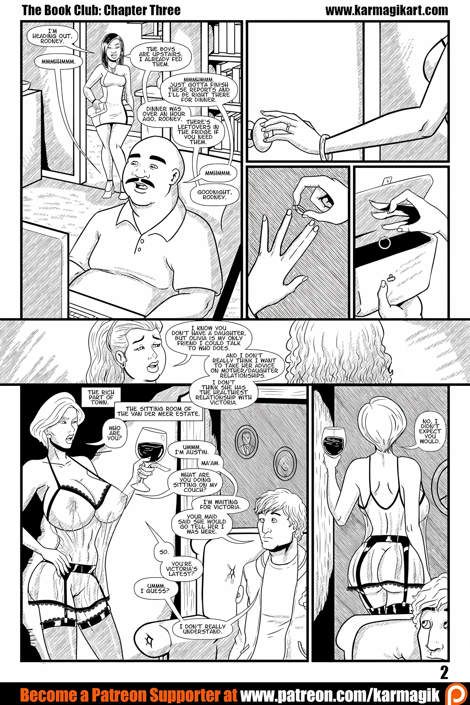 The Book Club [Karmagik], 3.5 . The Book Club - No Color - Ch.003, page 3 of 29