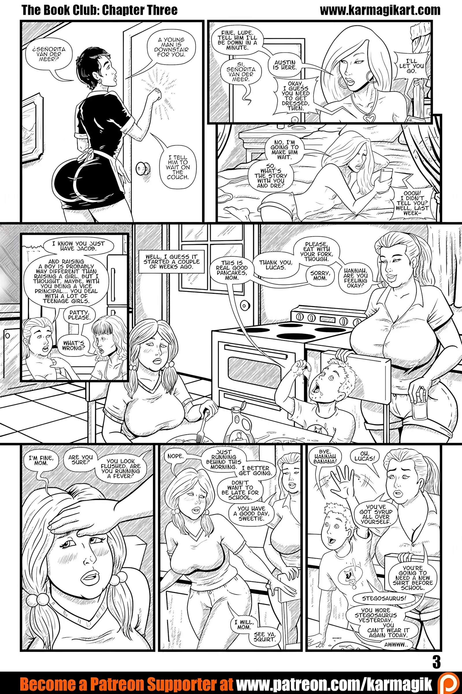 The Book Club [Karmagik], 3.5 . The Book Club - No Color - Ch.003, page 4 of 29