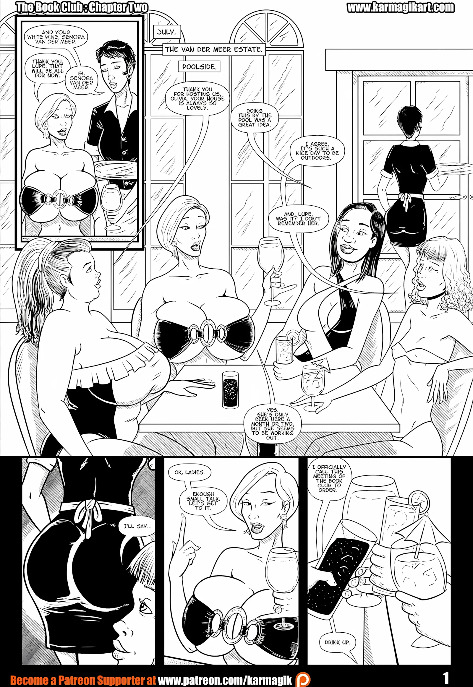 The Book Club [Karmagik], 2.5 . The Book Club - No Color - Ch.002, page 2 of 27