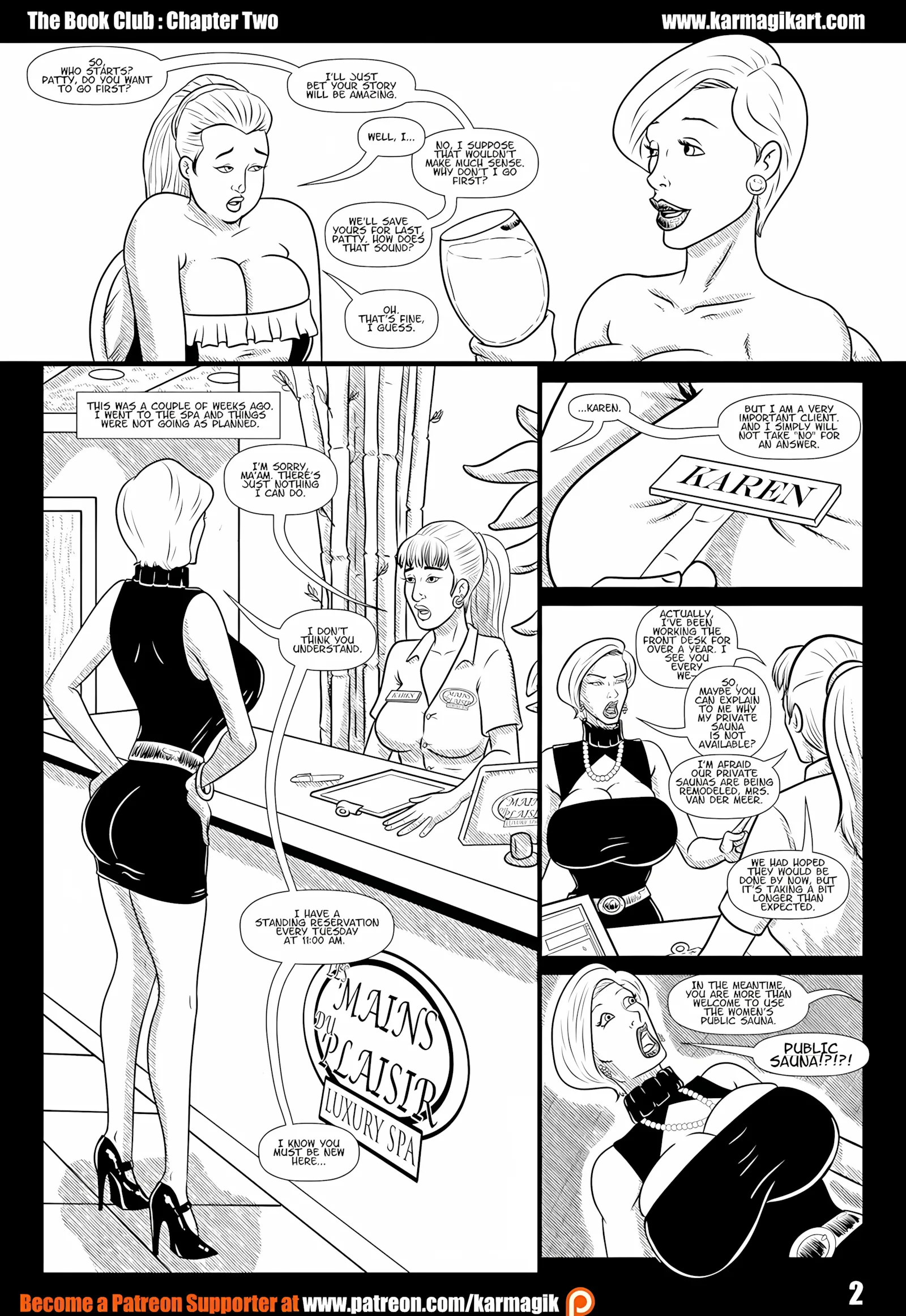 The Book Club [Karmagik], 2.5 . The Book Club - No Color - Ch.002, page 3 of 27