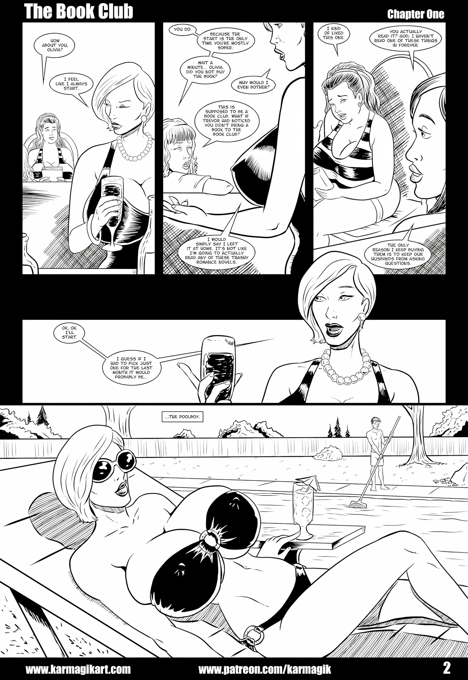 The Book Club [Karmagik], 1.5 . The Book Club - No Color - Ch.001, page 2 of 16