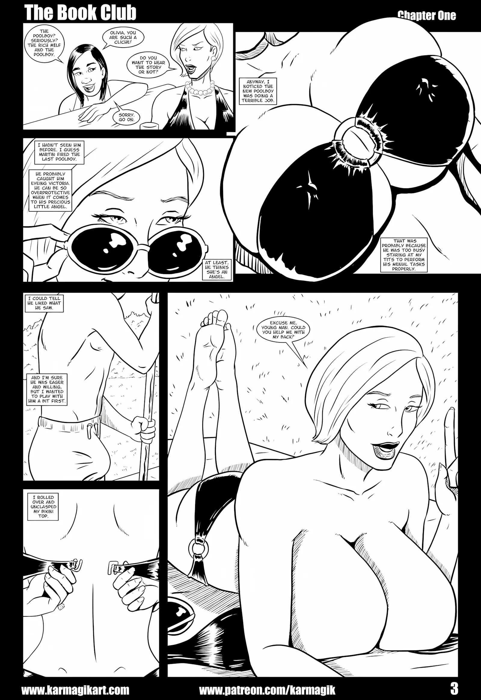The Book Club [Karmagik], 1.5 . The Book Club - No Color - Ch.001, page 3 of 16