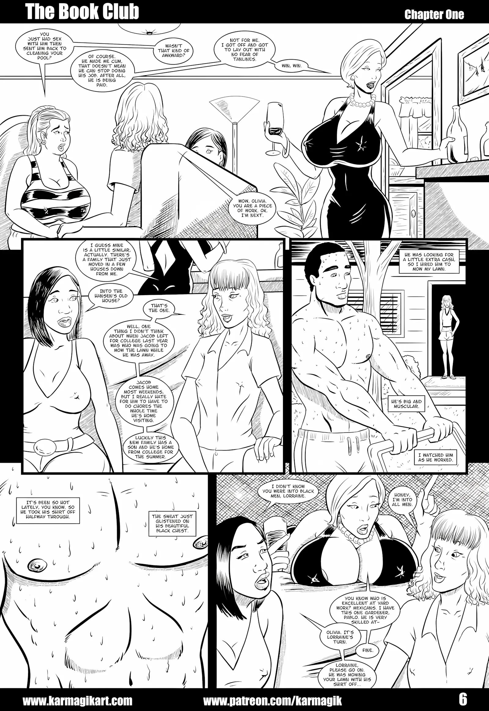 The Book Club [Karmagik], 1.5 . The Book Club - No Color - Ch.001, page 6 of 16