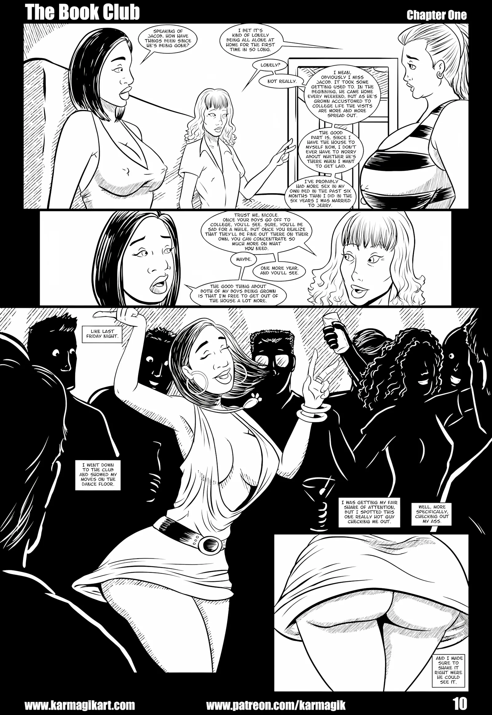 The Book Club [Karmagik], 1.5 . The Book Club - No Color - Ch.001, page 10 of 16