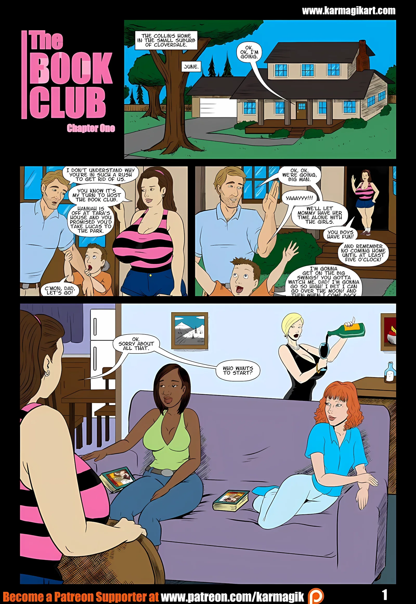 The Book Club [Karmagik], 1 . The Book Club - Ch.001, page 5 of 20