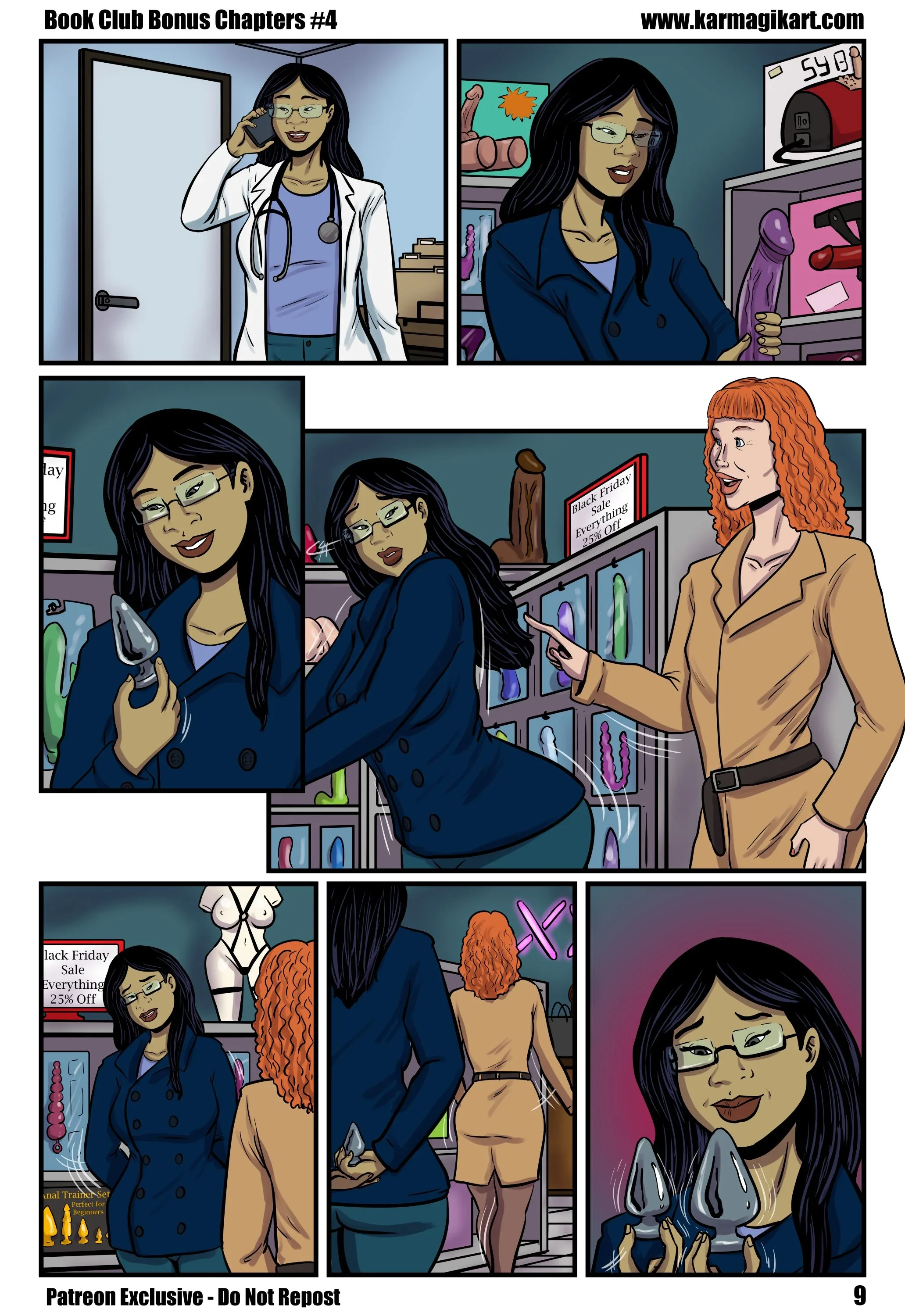 The Book Club [Karmagik], 0.4.5 . The Book Club - Textless - Bonus - Ch.004, page 9 of 21