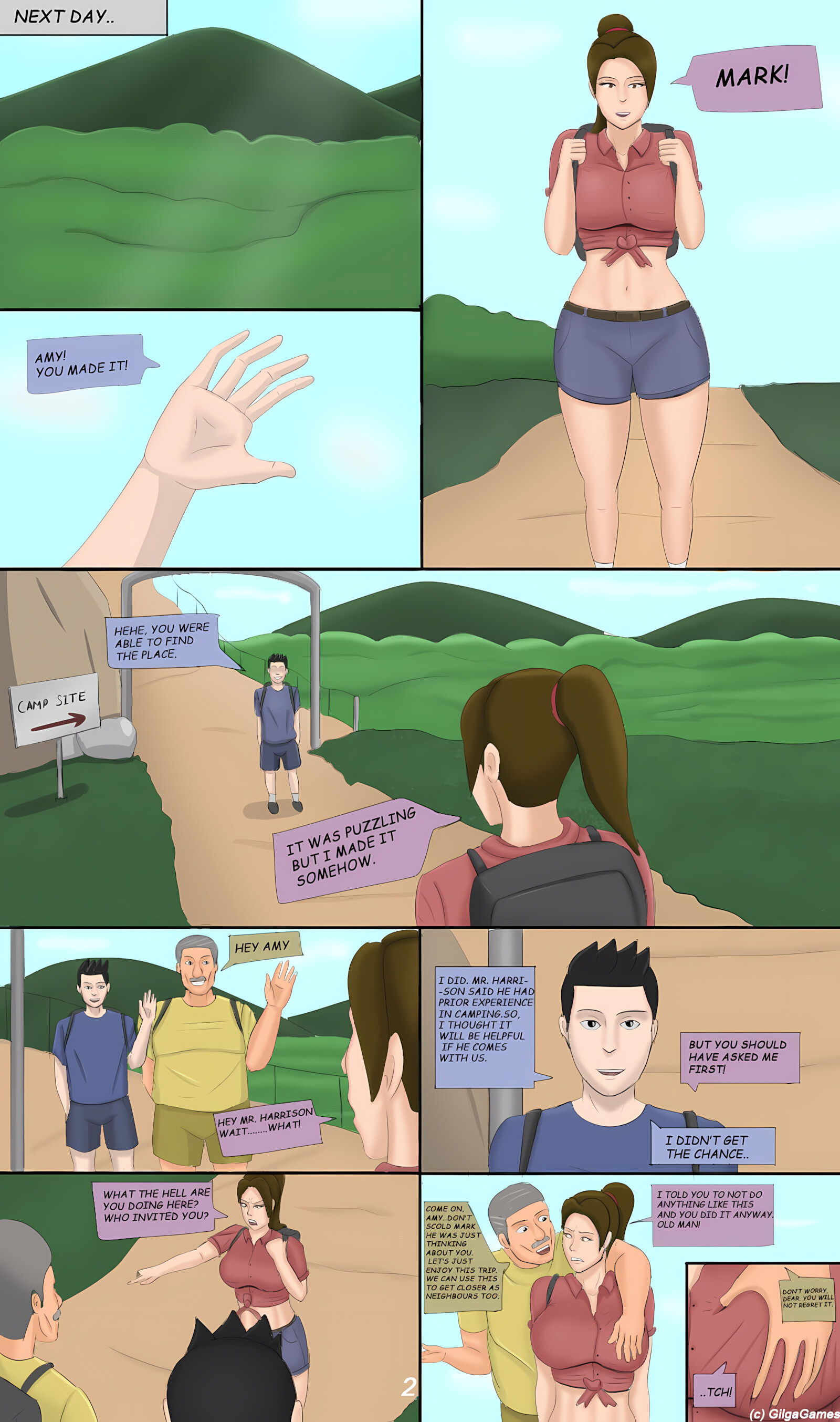 The Camping Trip [Amy’s Ecstasy], The Camping Trip, page 2 of 10