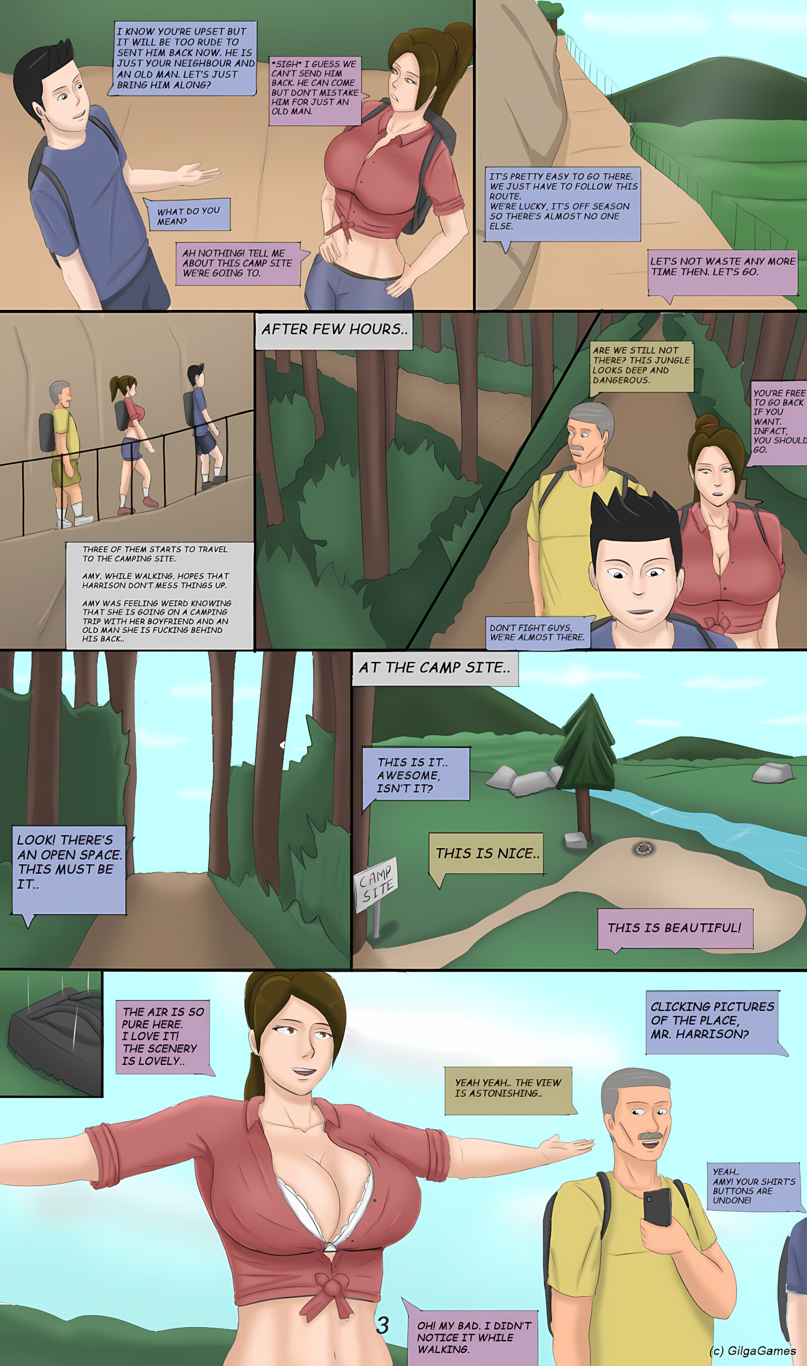 The Camping Trip [Amy’s Ecstasy], The Camping Trip, page 3 of 10