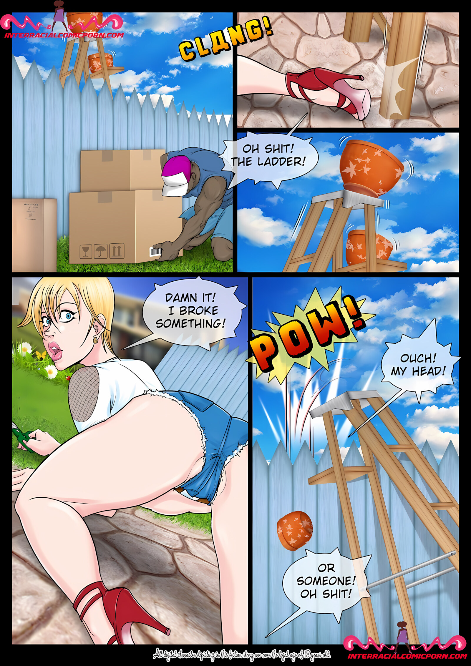 The New Neighbor [InterracialComicPorn], The New Neighbor 1, page 3 of 14