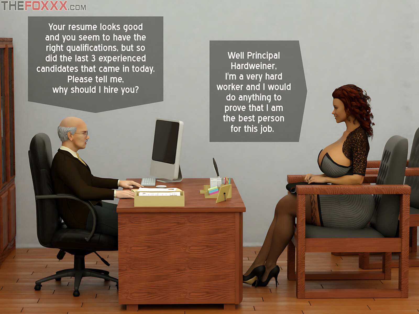 Azalea’s Job Interview [The Foxxx], Azalea's Job Interview, page 6 of 29