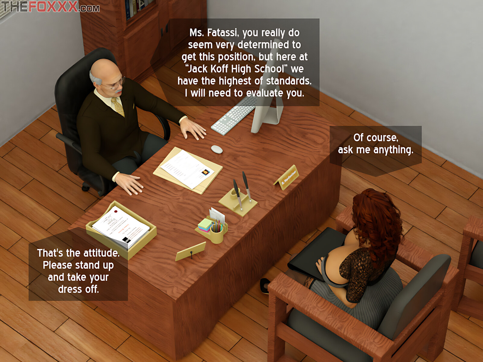 Azalea’s Job Interview [The Foxxx], Azalea's Job Interview, page 9 of 29