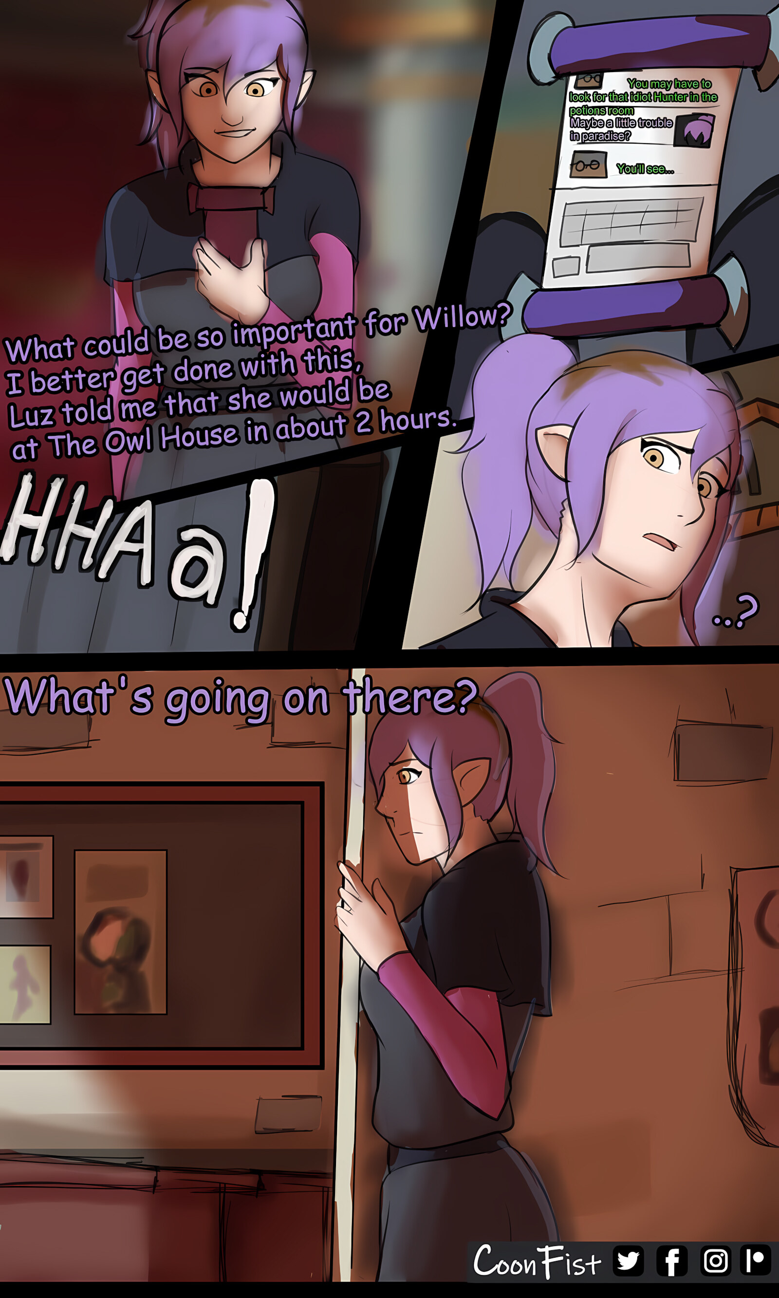 THE OWL HOUSE TALES LUNTER [Coonfist | Zacart41], THE OWL HOUSE TALES LUNTER, page 2 of 9