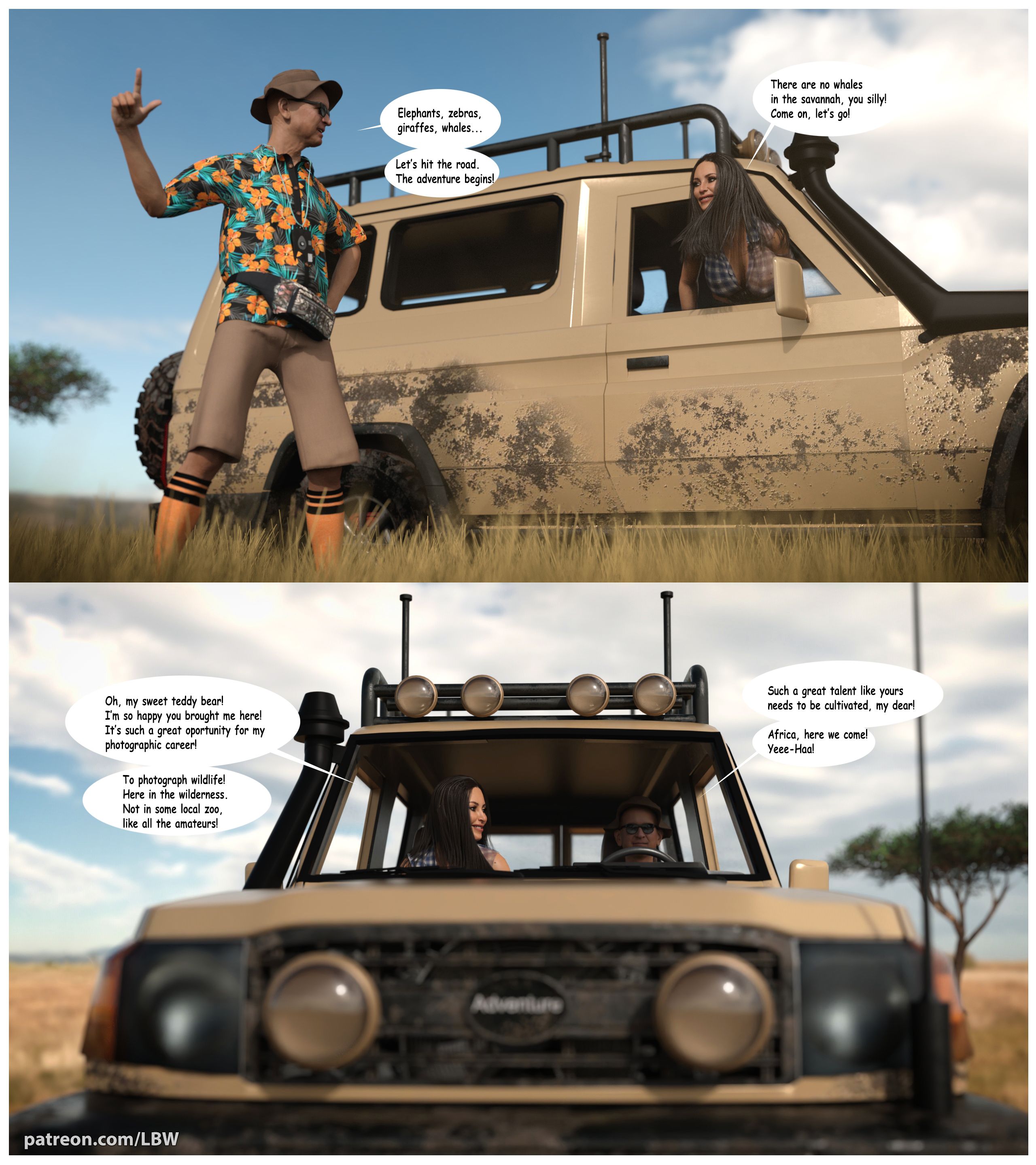 The Safari Adventure [LBW], The Safari Adventure, page 2 of 17