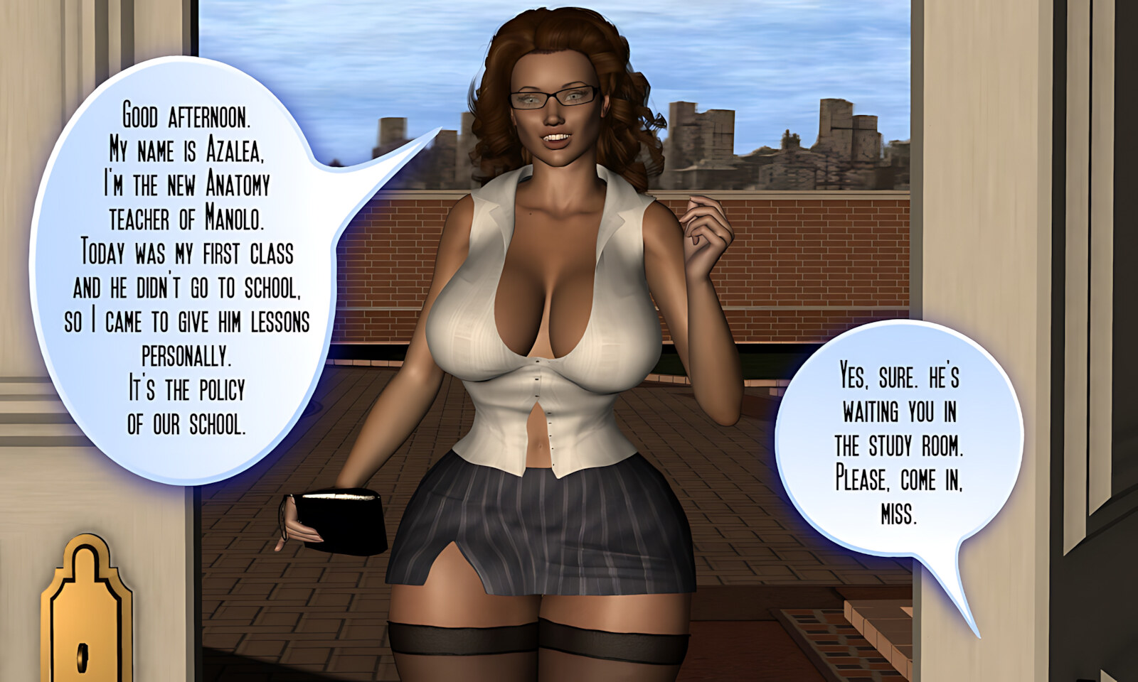 The Secret Of The Teacher Azalea [The FOXXX], The Secret Of The Teacher Azalea, page 3 of 48