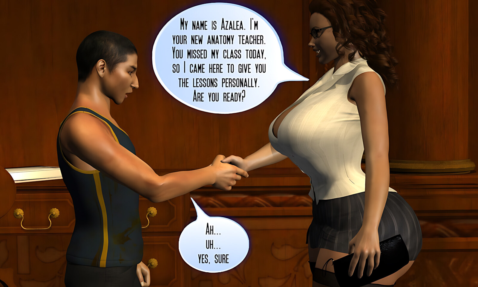 The Secret Of The Teacher Azalea [The FOXXX], The Secret Of The Teacher Azalea, page 8 of 48