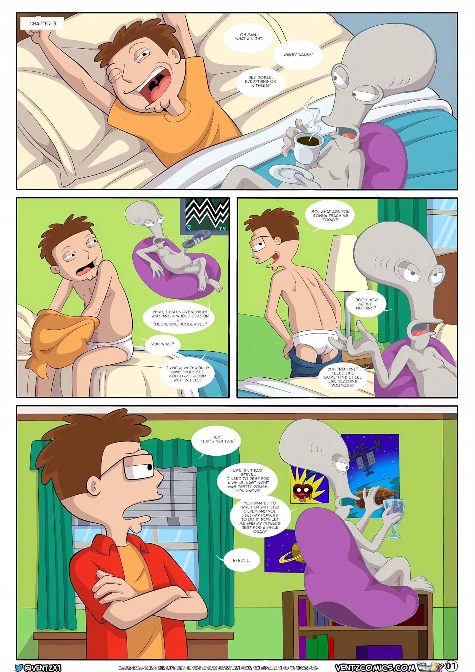 The Tales Of An American Son [Arabatos], The Tales of an American 3, page 1 of 43