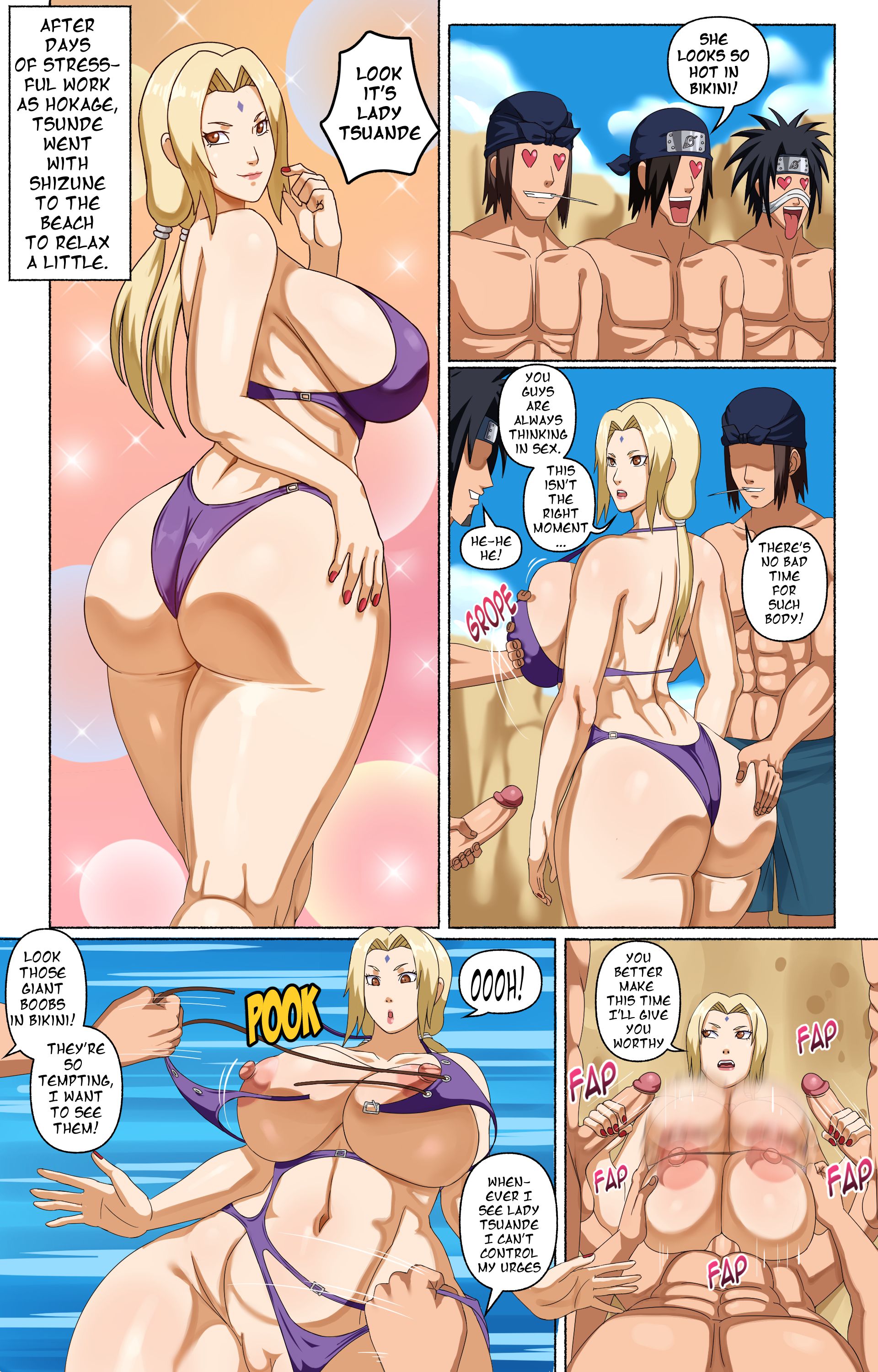 Tsunade And Her Assistants [Pink Pawg], Tsunade And Her Assistants, page 19 of 24