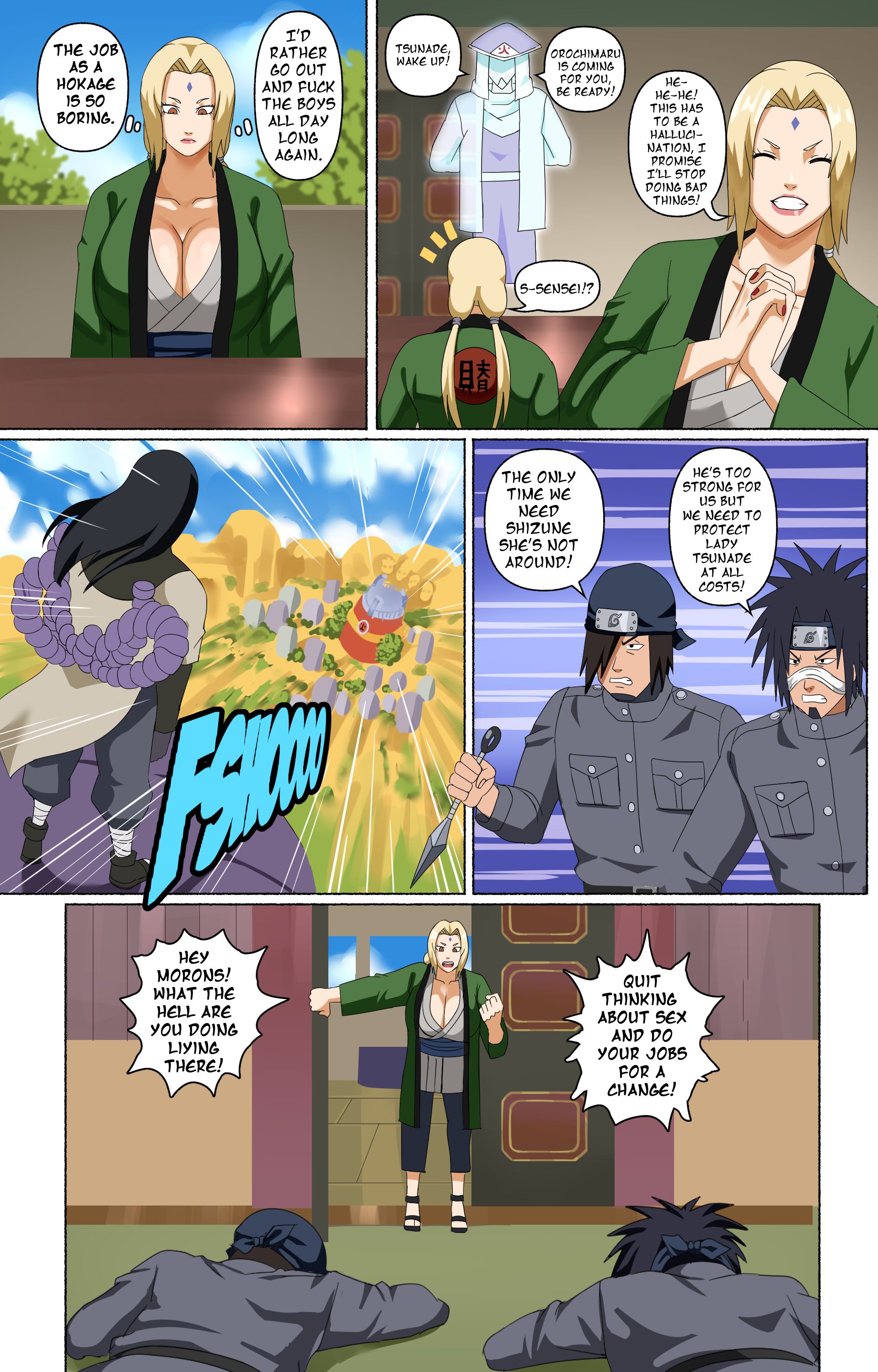 Tsunade And Her Assistants [Pink Pawg], Tsunade And Her Assistants, page 23 of 24