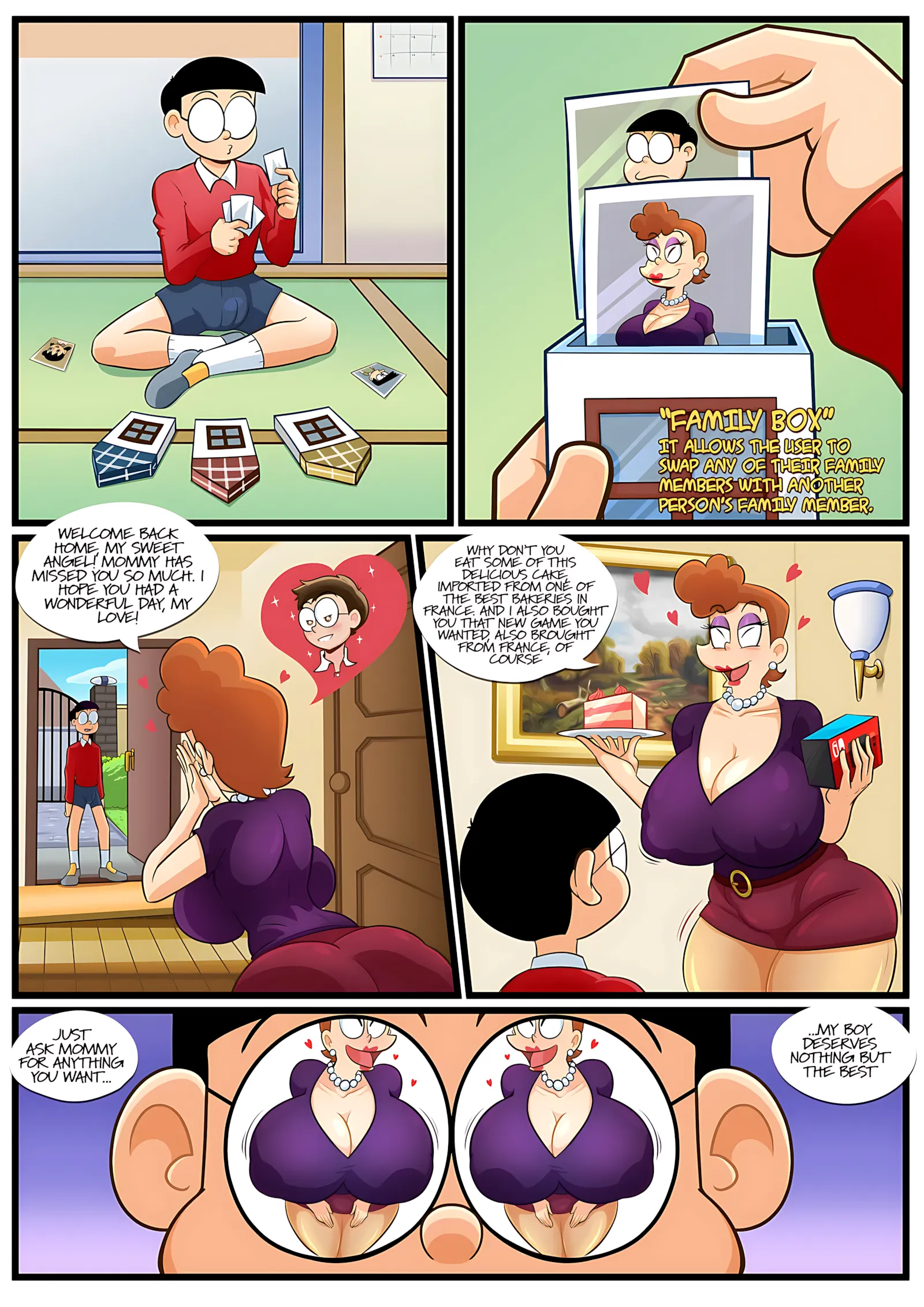 A family Box (Doraemon), 1. A family Box [Kogeikun], page 1 of 4