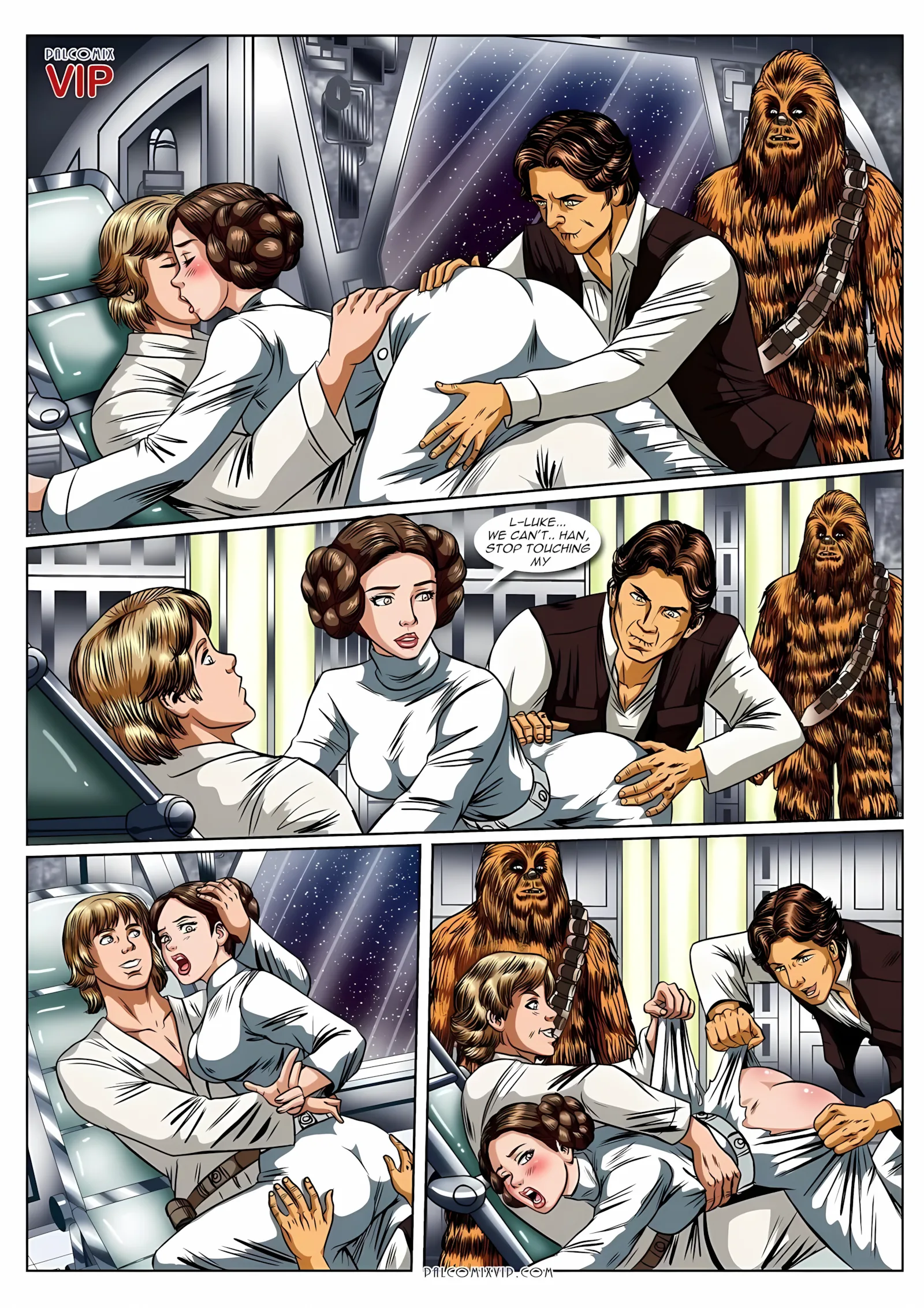 A Fantasy Long Long Ago (Star Wars) [PalComix], 1 . A Fantasy Long Long Ago - (Star Wars) [PalComix], page 3 of 21