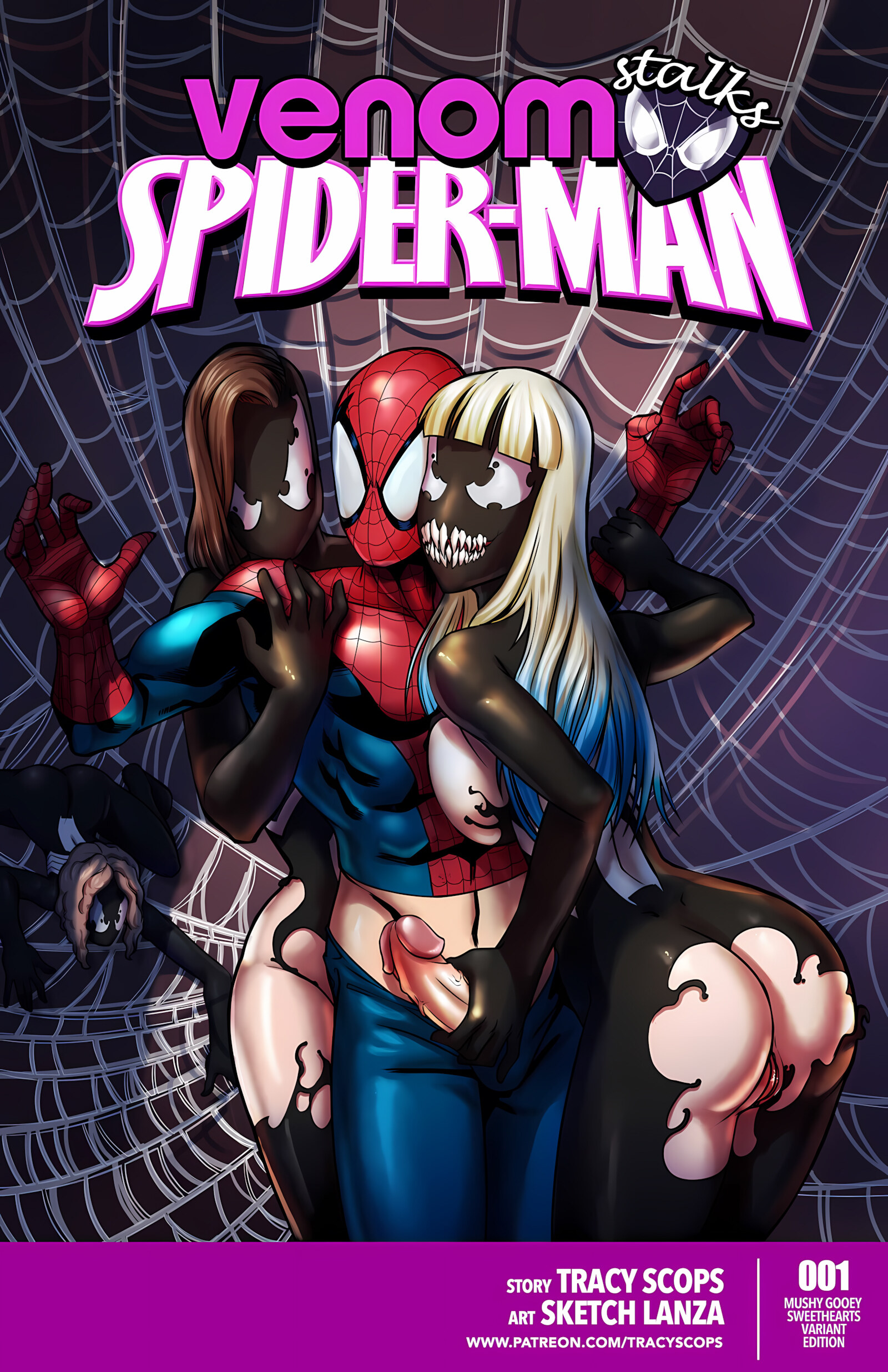 Venom Stalks Spider-Man [Tracy Scops], Venom Stalks Spider-Man, page 1 of 11