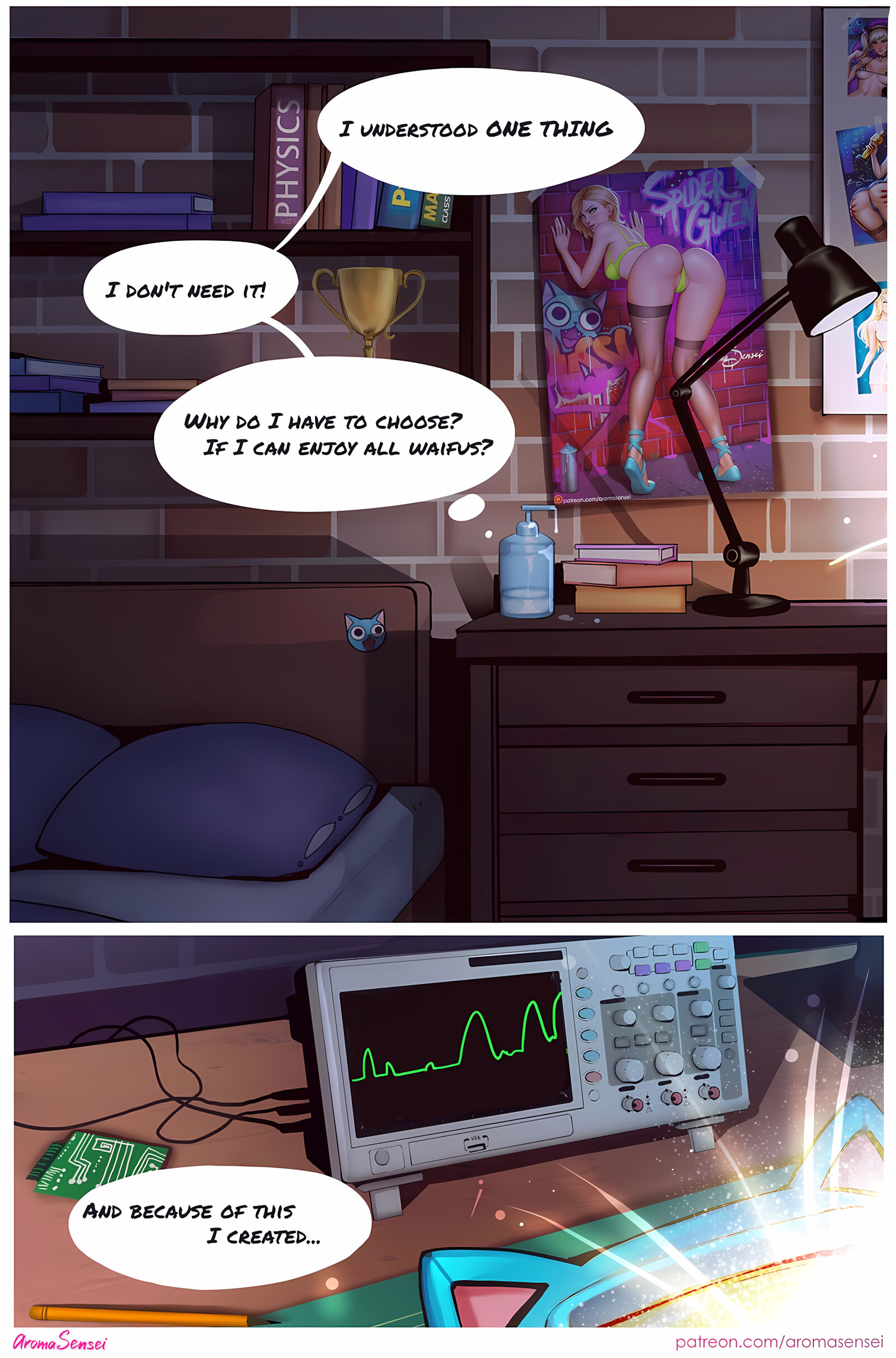 Waifunator – Gwen [Aromasensei], Waifunator – Gwen, page 2 of 10