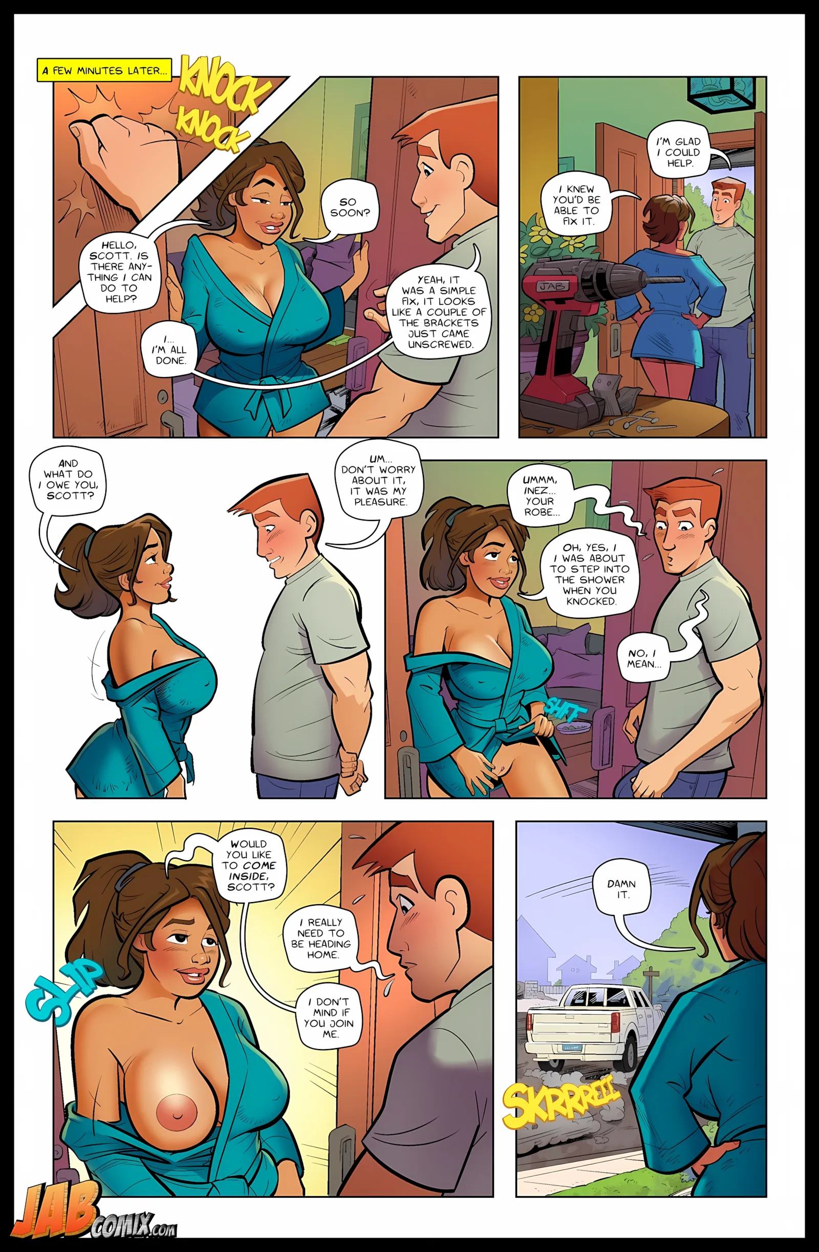 Watching My Step [JabComix], Watching My Step 4, page 12 of 21