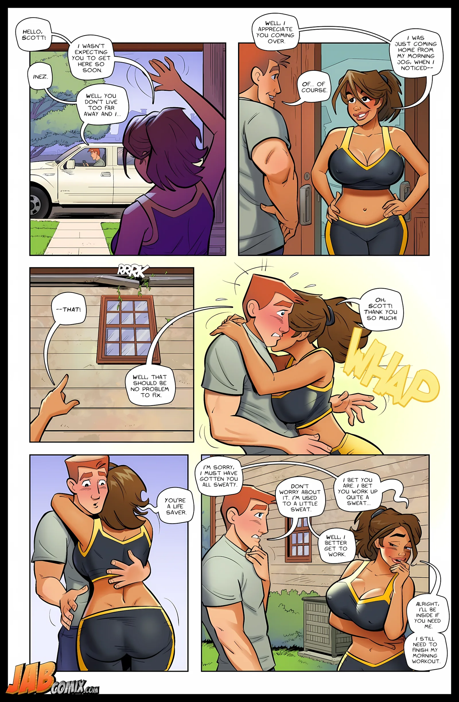 Watching My Step [JabComix], Watching My Step 4, page 9 of 21