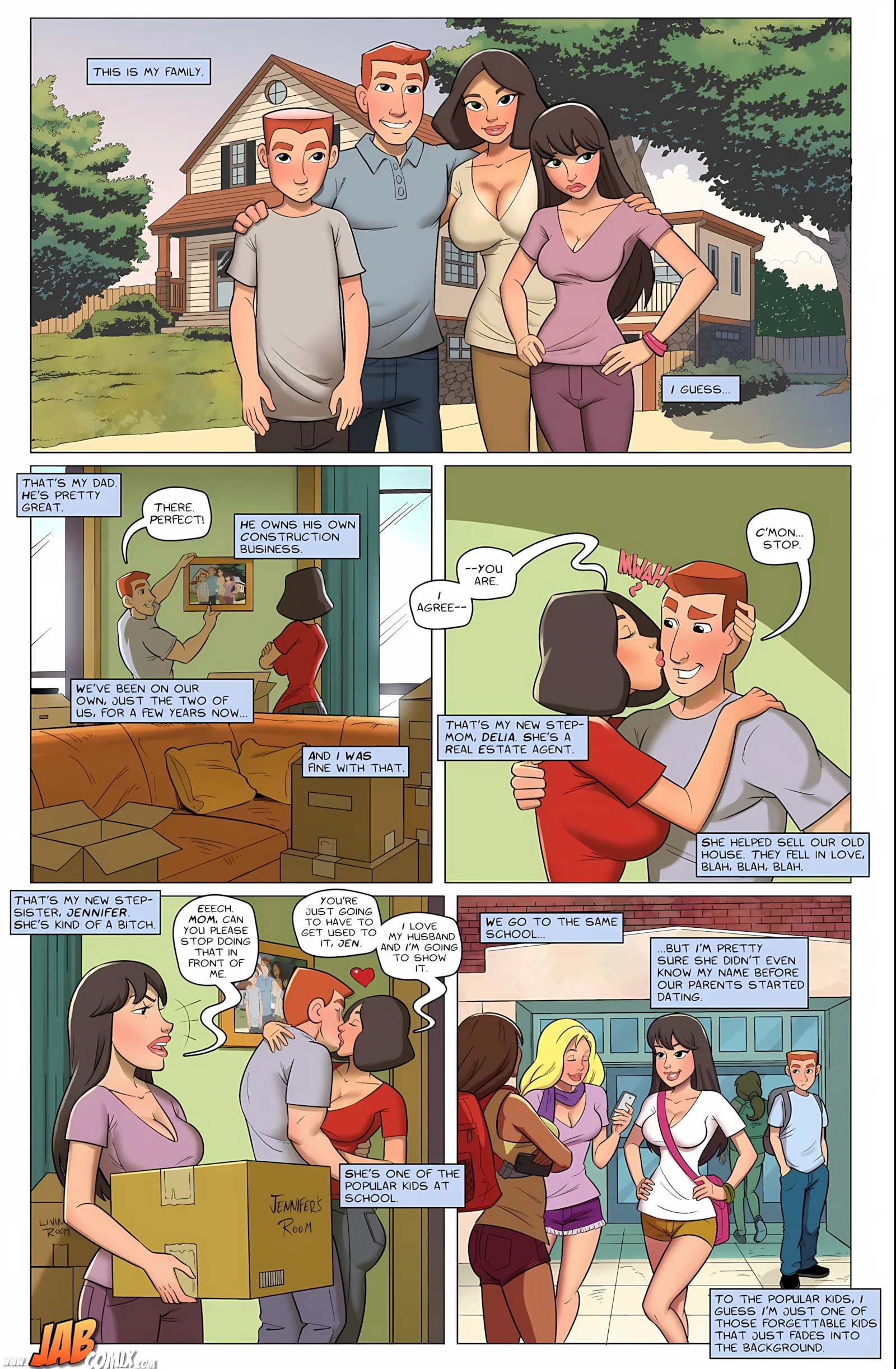 Watching My Step [JabComix], Watching My Step 1, page 2 of 24