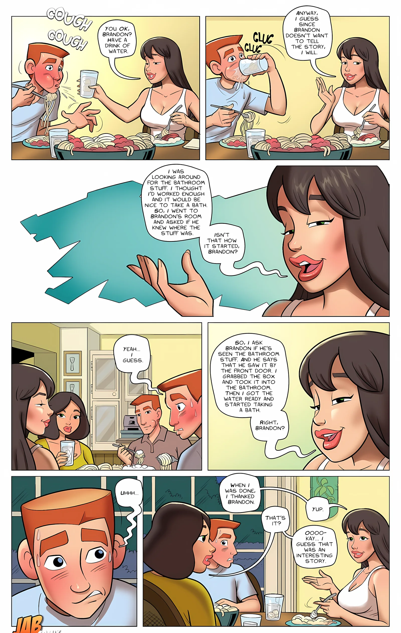 Watching My Step [JabComix], Watching My Step 1, page 8 of 24