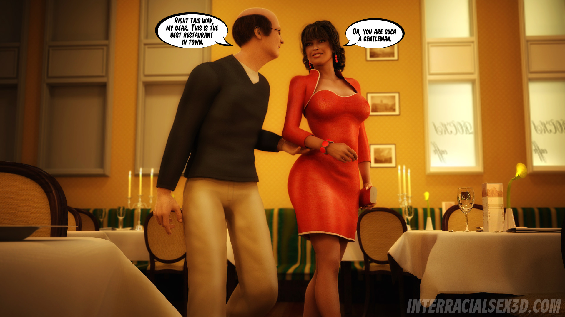 Wedding Anniversary and Cheating Wife [Interracialsex3D], Wedding Anniversary and Cheating Wife, page 1 of 64