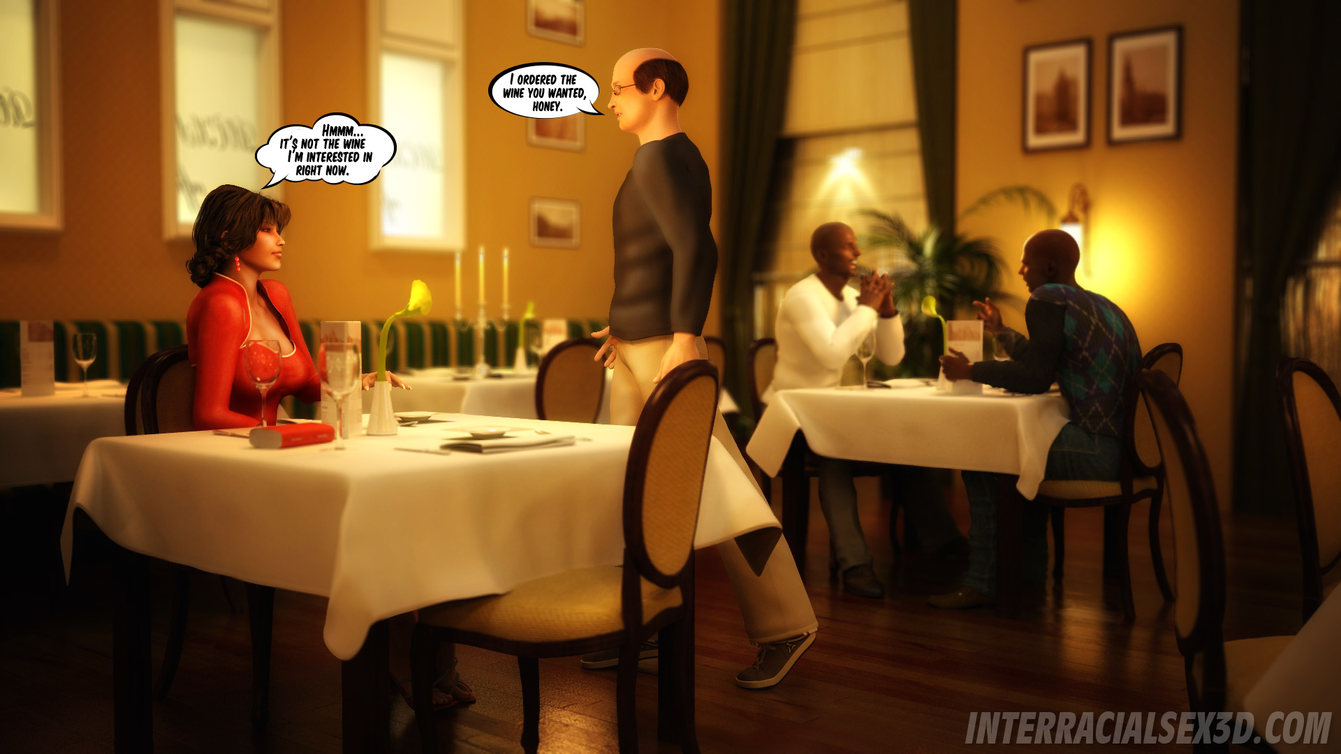 Wedding Anniversary and Cheating Wife [Interracialsex3D], Wedding Anniversary and Cheating Wife, page 3 of 64