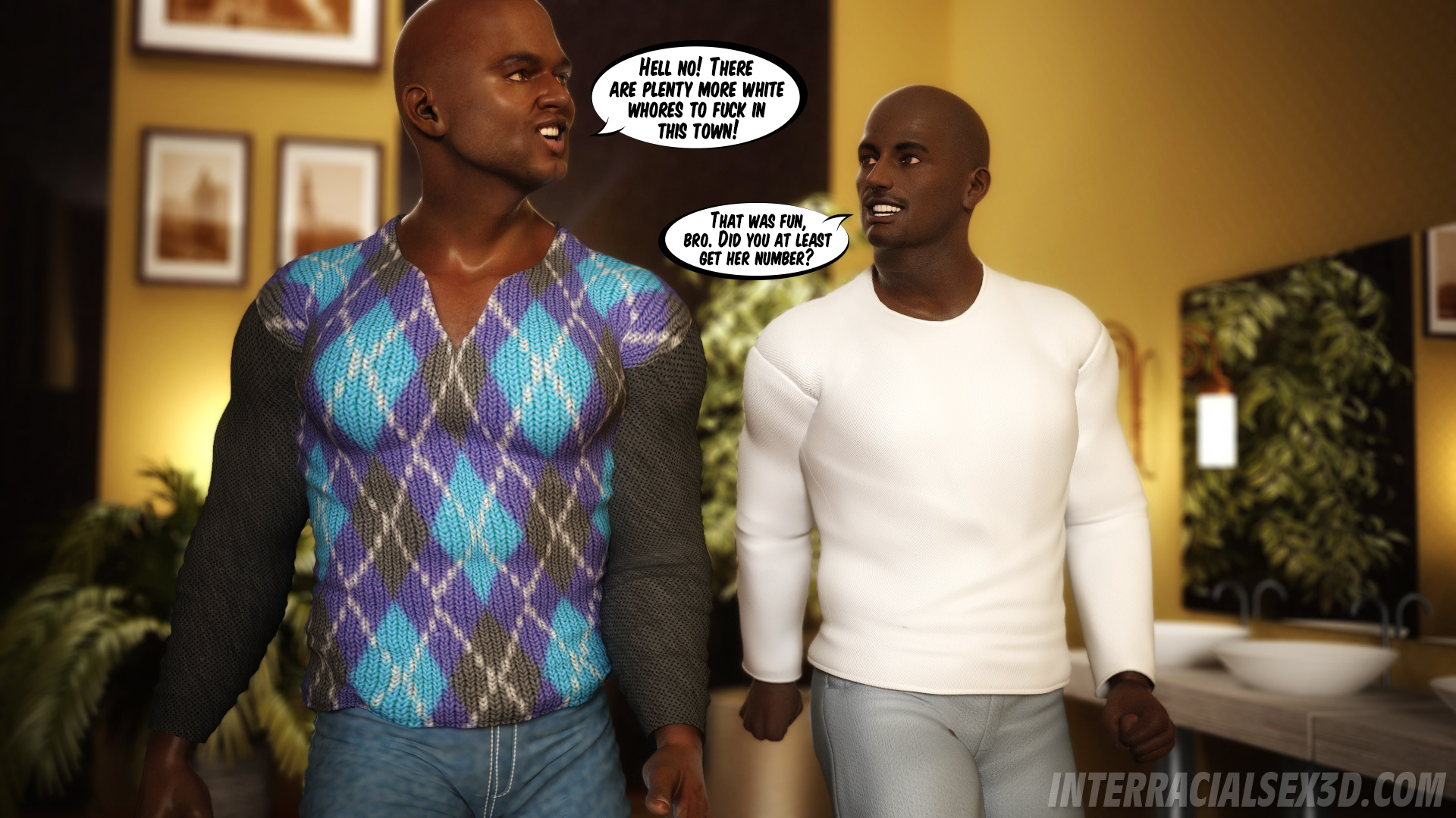 Wedding Anniversary and Cheating Wife [Interracialsex3D], Wedding Anniversary and Cheating Wife, page 60 of 64