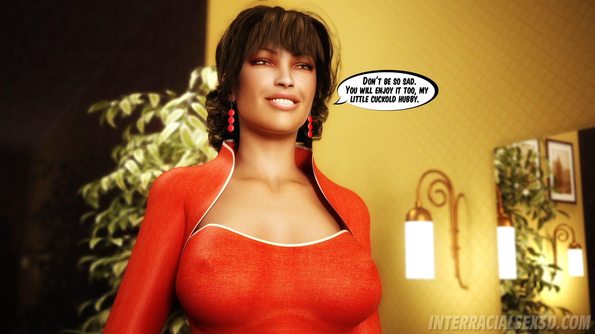 Wedding Anniversary and Cheating Wife [Interracialsex3D], Wedding Anniversary and Cheating Wife, page 63 of 64