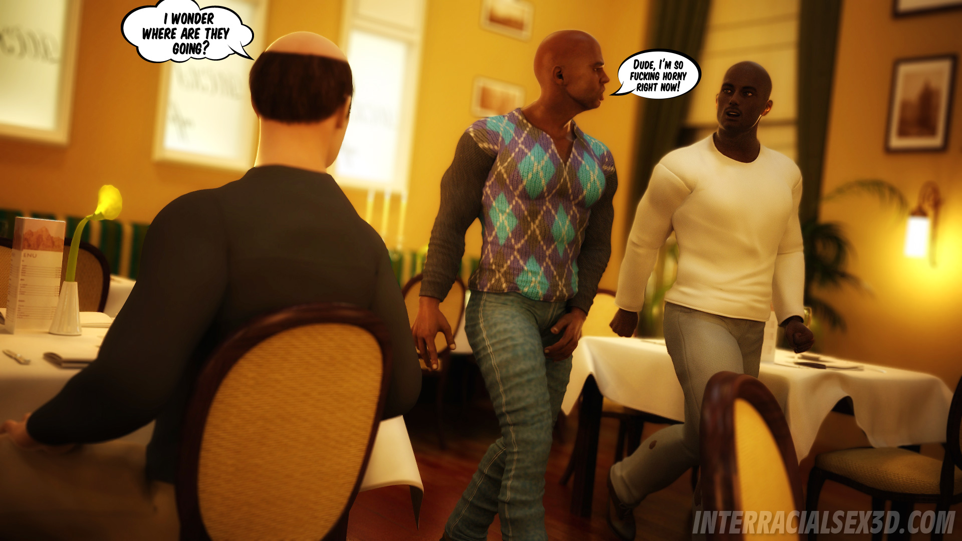 Wedding Anniversary and Cheating Wife [Interracialsex3D], Wedding Anniversary and Cheating Wife, page 9 of 64