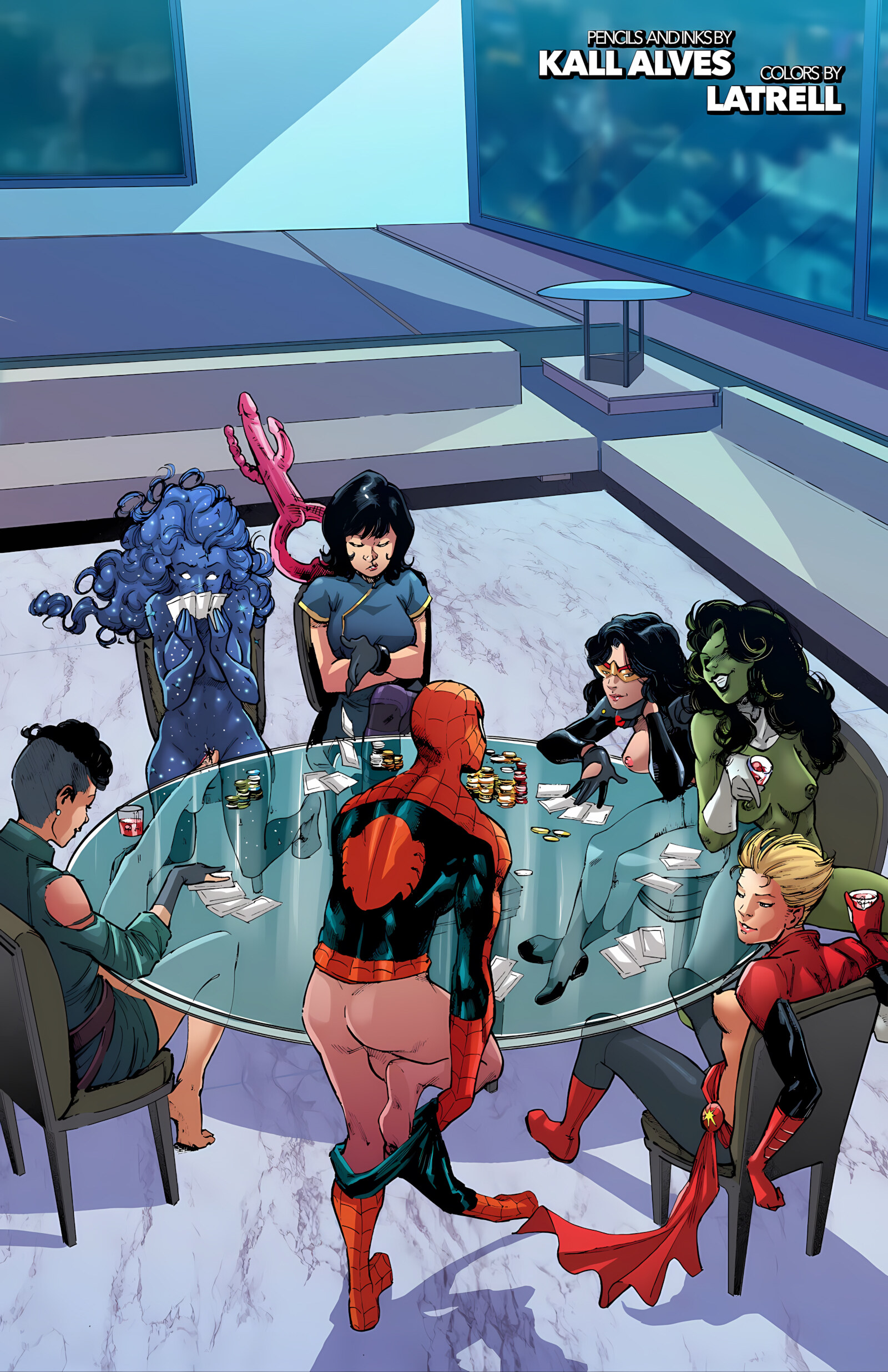 A-Force Strip Poker Stars [Tracy Scops], A-Force Strip Poker Stars, page 11 of 11