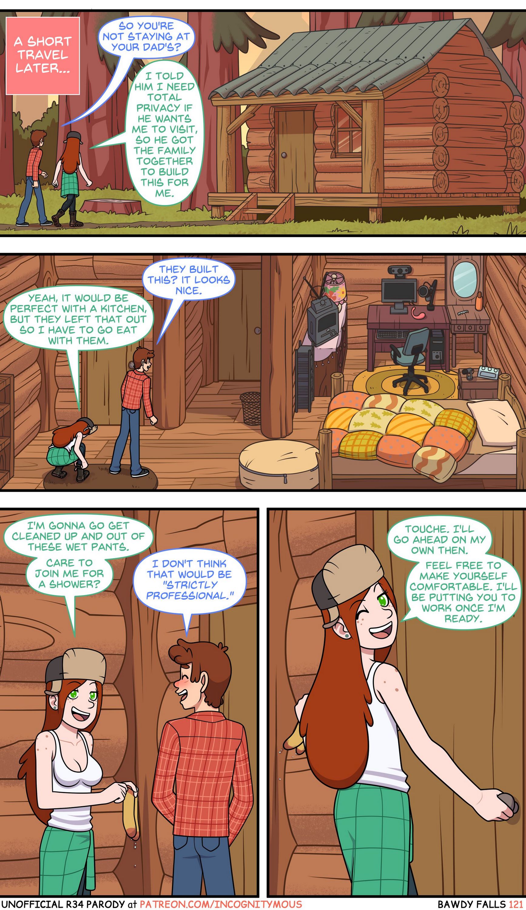 Bawdy Falls [Incognitymous], Bawdy Falls 3, page 1 of 34