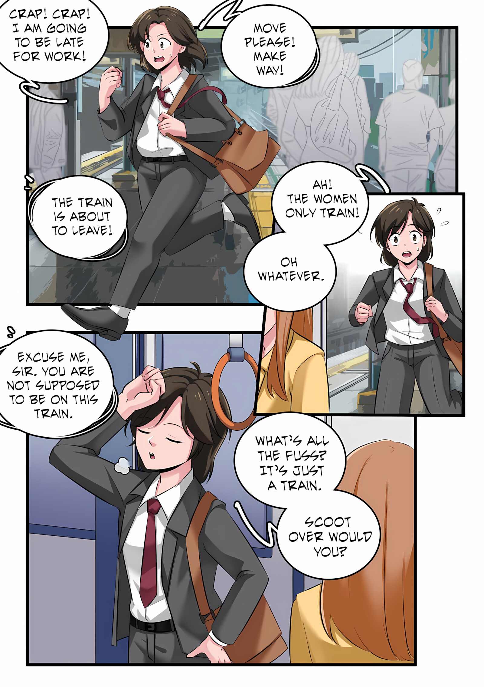 Women’s Only Train [MeowWithMe x Milda7], Women's Only Train, page 2 of 34