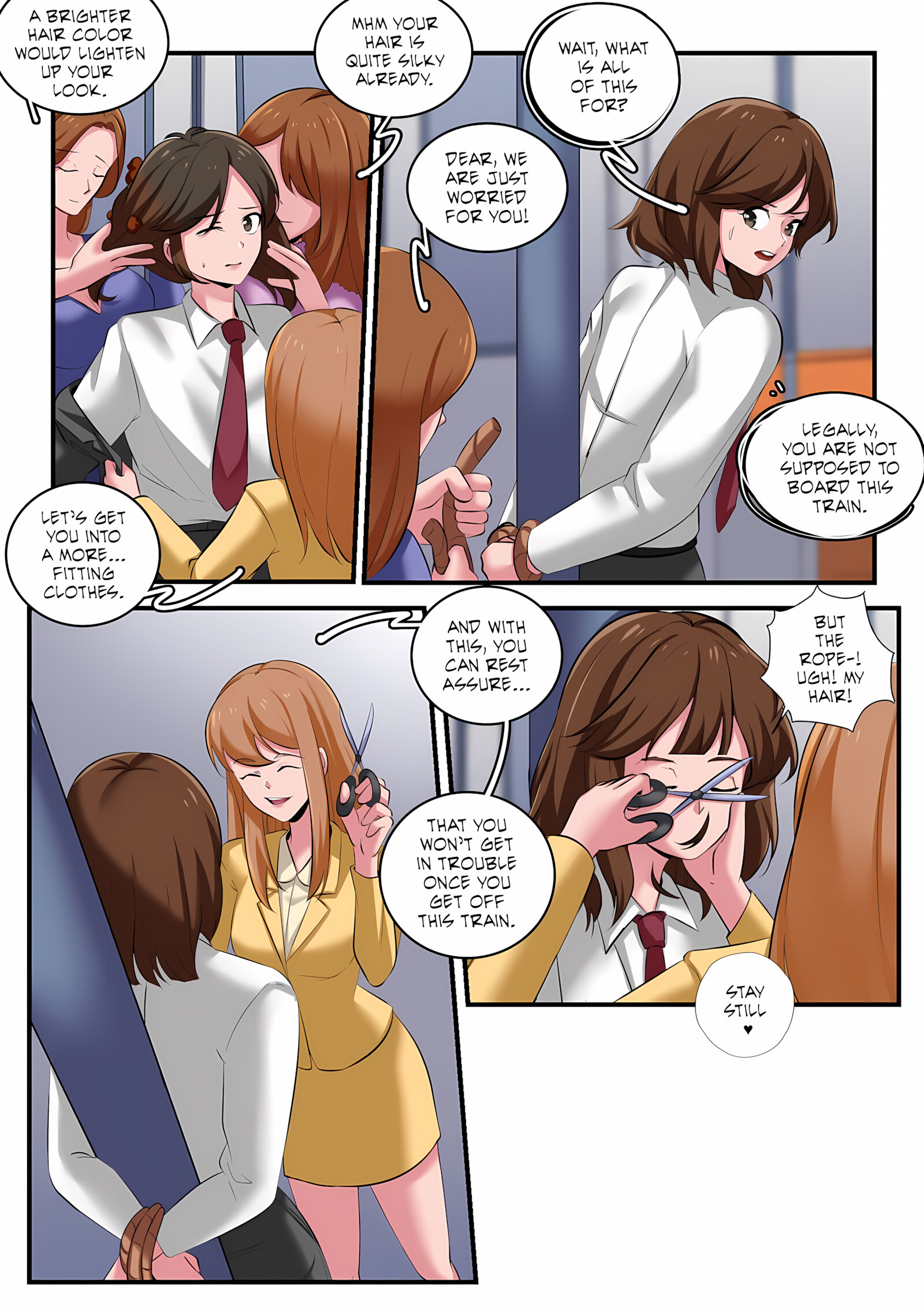 Women’s Only Train [MeowWithMe x Milda7], Women's Only Train, page 4 of 34