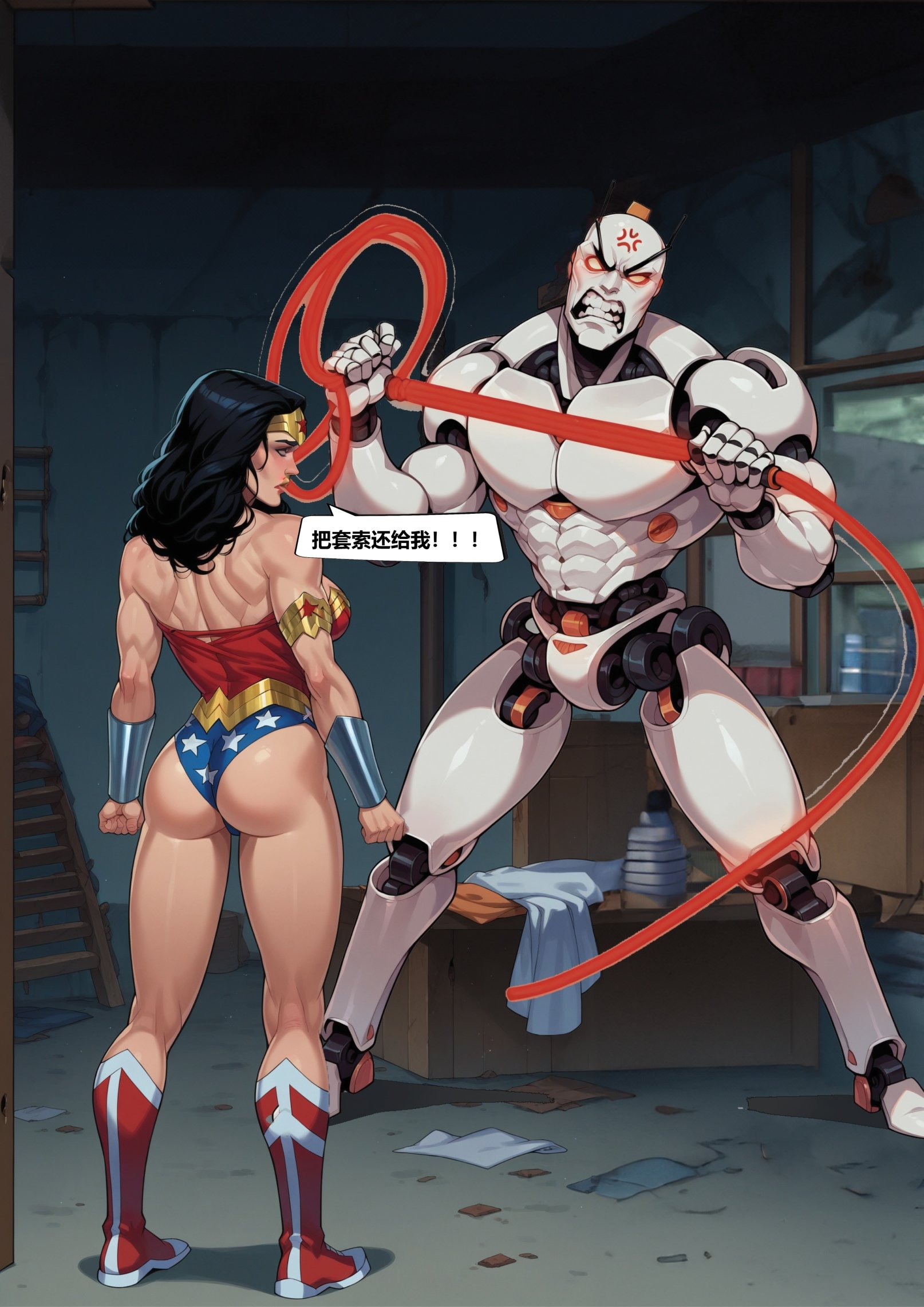 Wonder Woman with Goblins and Robots, 1. Wonder Woman with Goblins and Robots [Grazieeeee Adventure], page 11 of 28