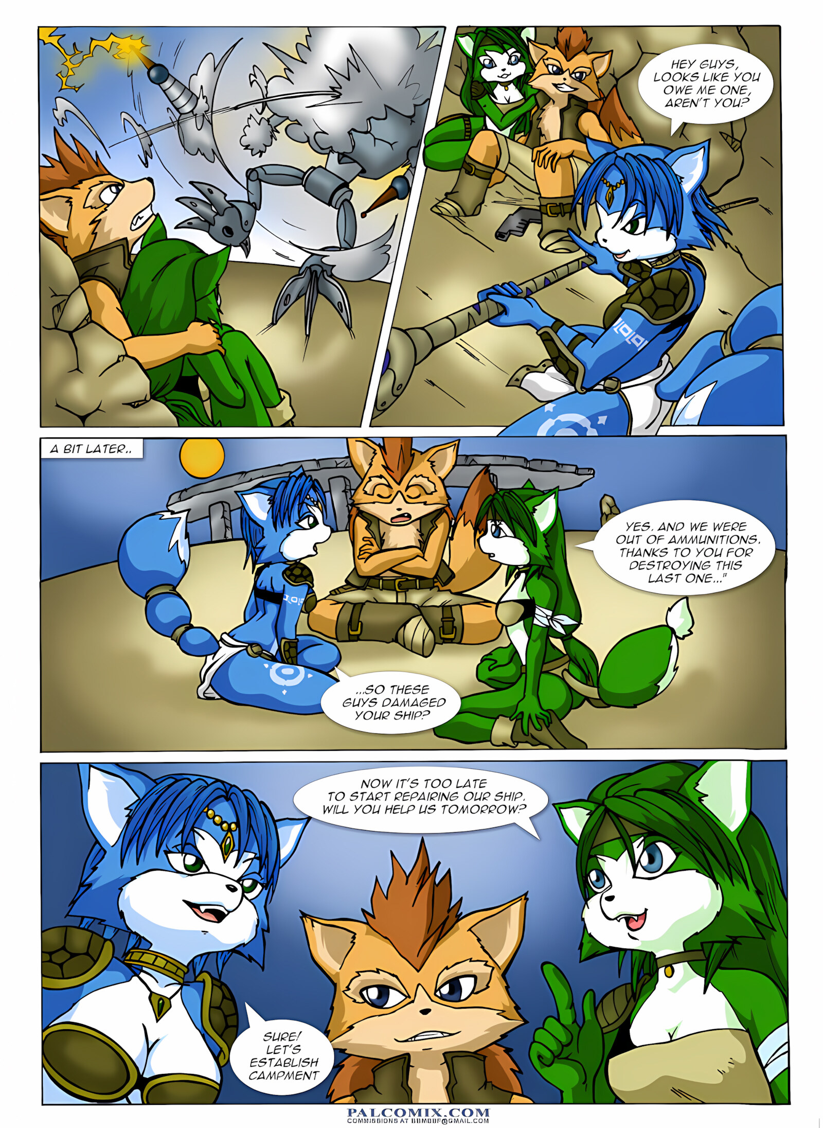 Worthy Encounter [Palcomix], Worthy Encounter, page 3 of 9