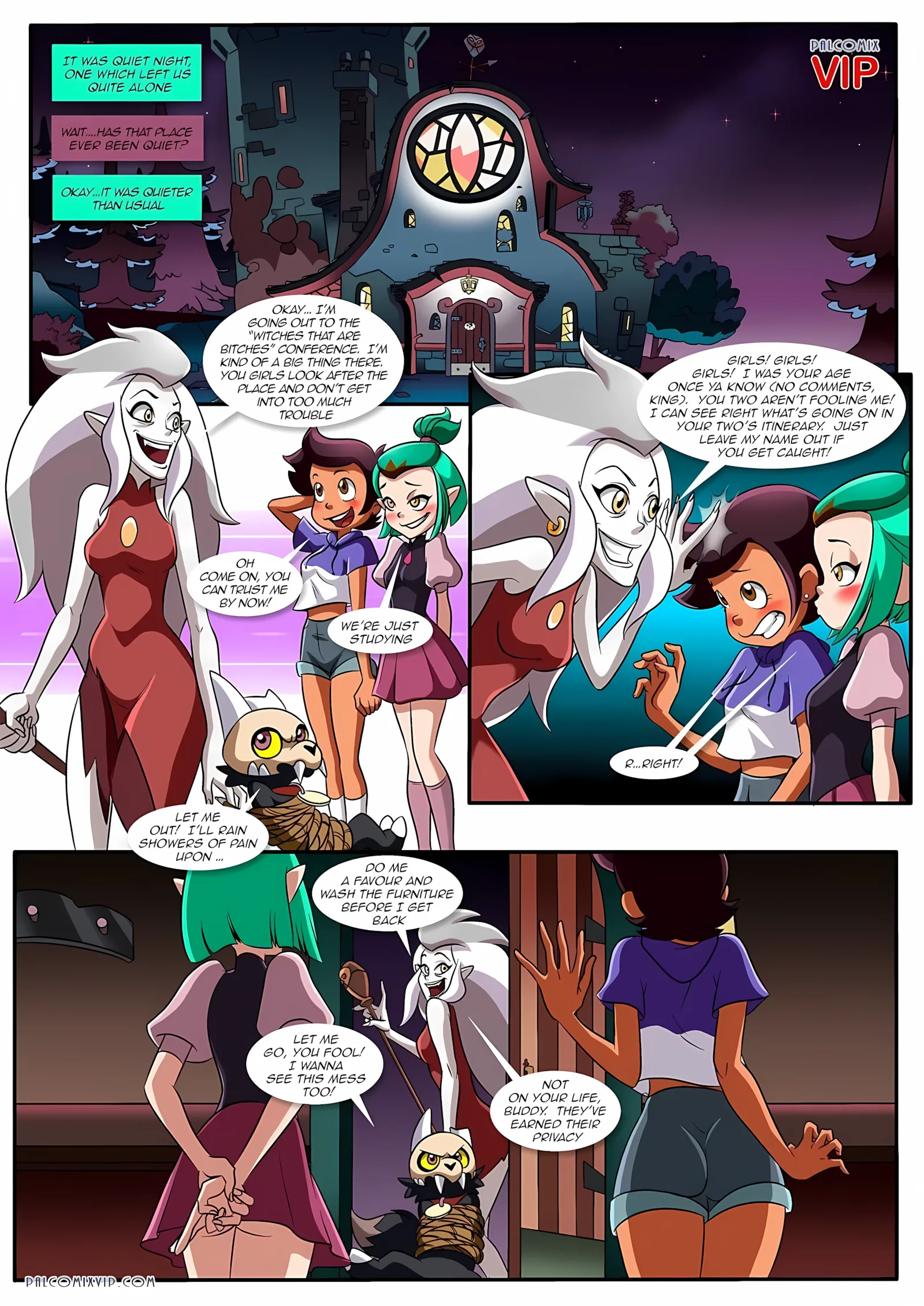 Yuri Newlywed Show (The Owl House) [Palcomix], 1 . Yuri Newlywed Show - (The Owl House) [Palcomix], page 2 of 14