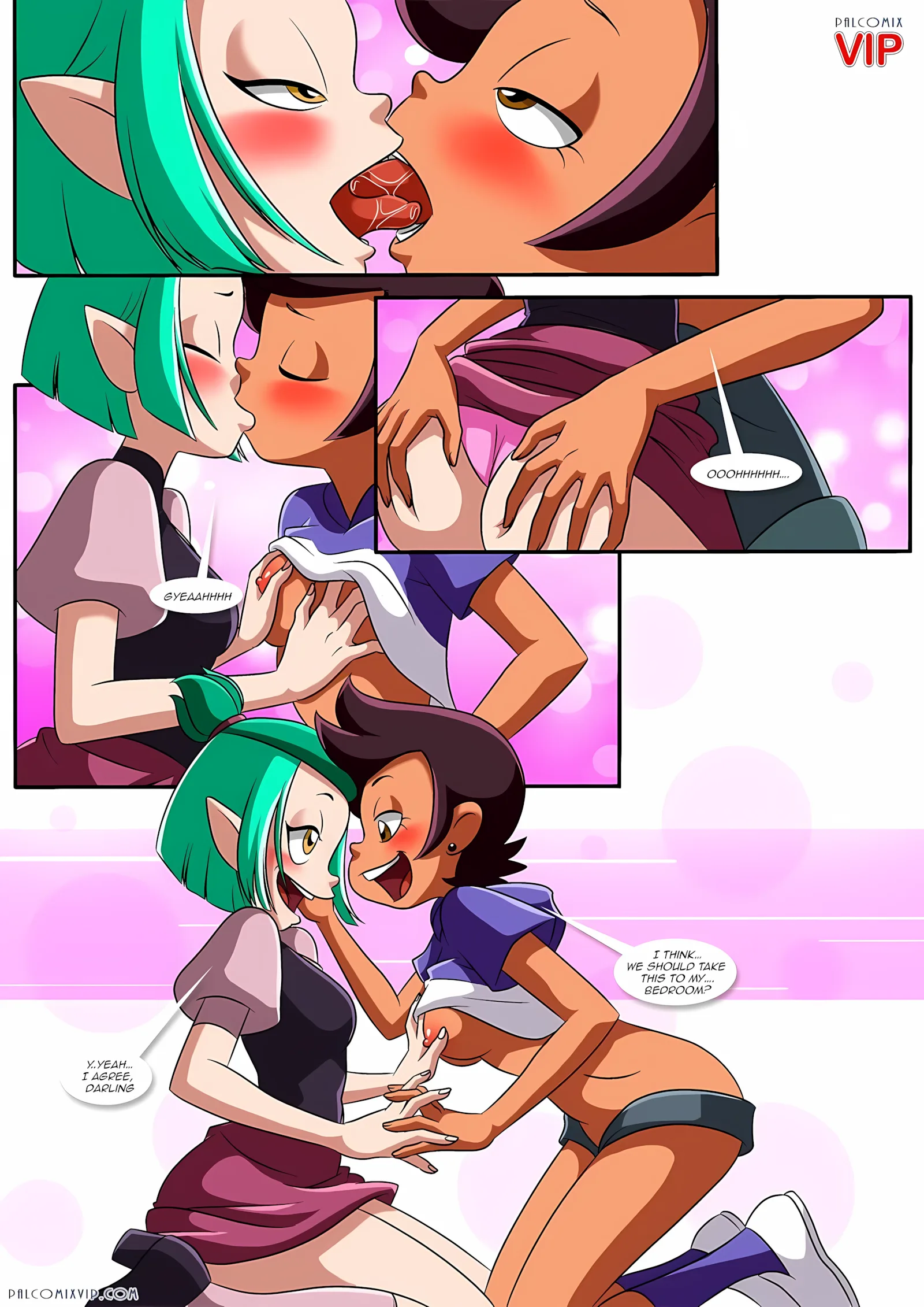 Yuri Newlywed Show (The Owl House) [Palcomix], 1 . Yuri Newlywed Show - (The Owl House) [Palcomix], page 4 of 14