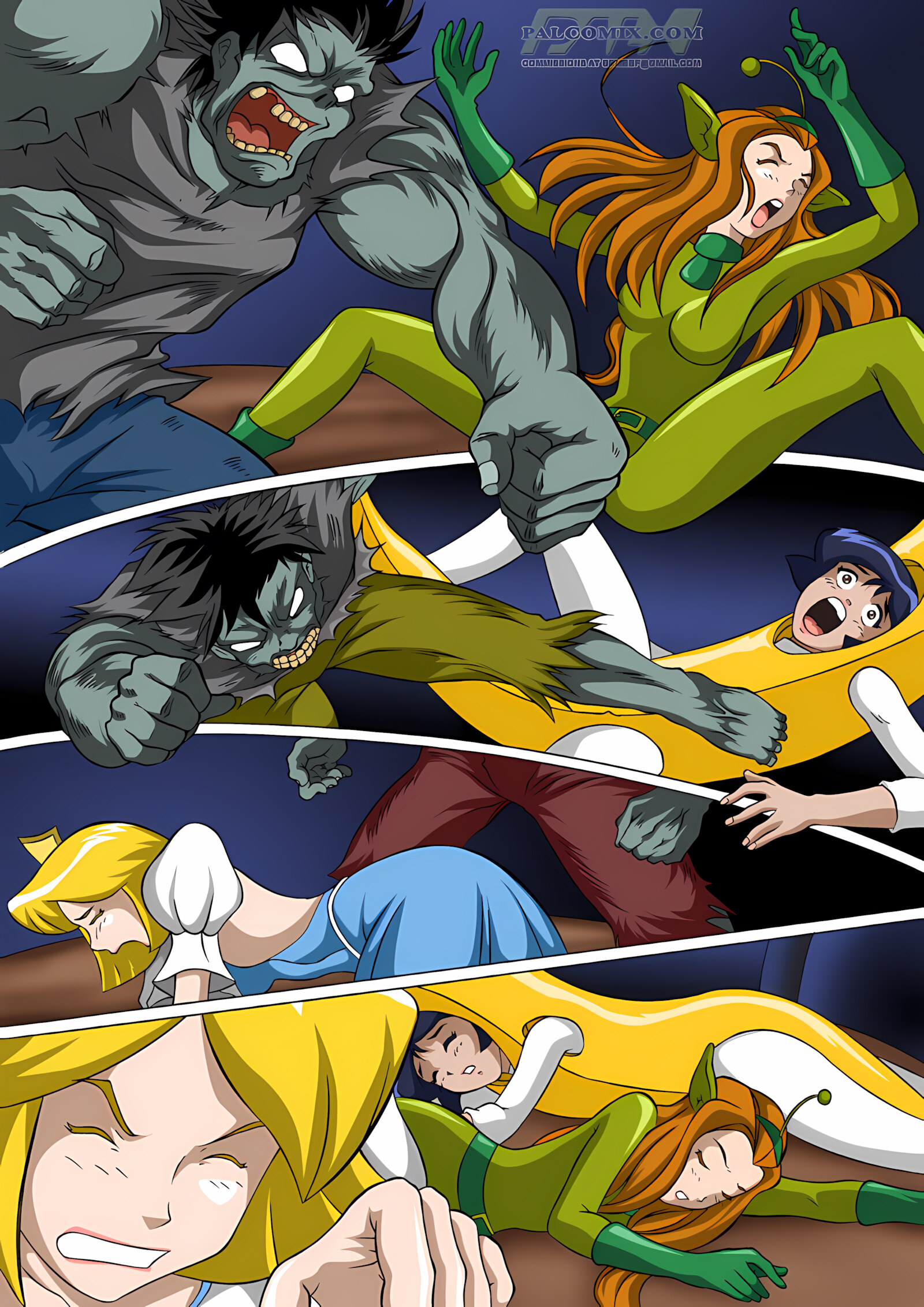 Zombies are Like, So Well Hung! [Palcomix], Zombies are Like, So Well Hung!, page 5 of 18