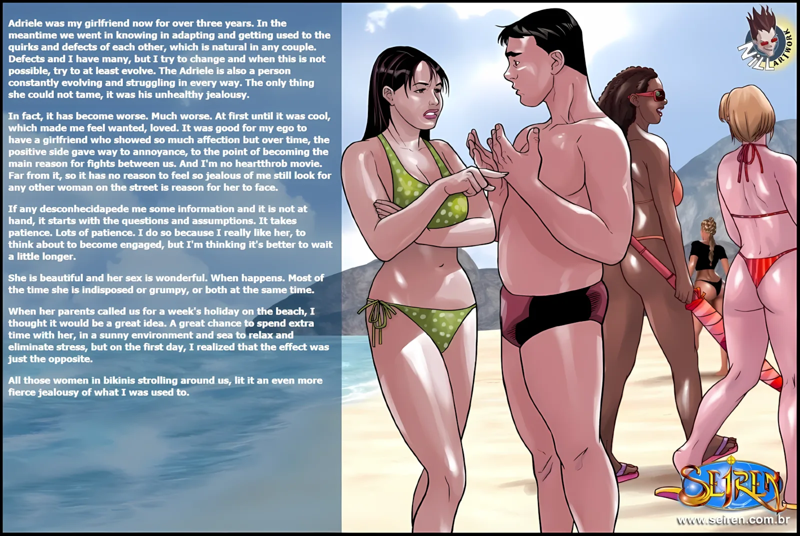 Beach Love [Seiren], 1 . Beach Love, page 2 of 13