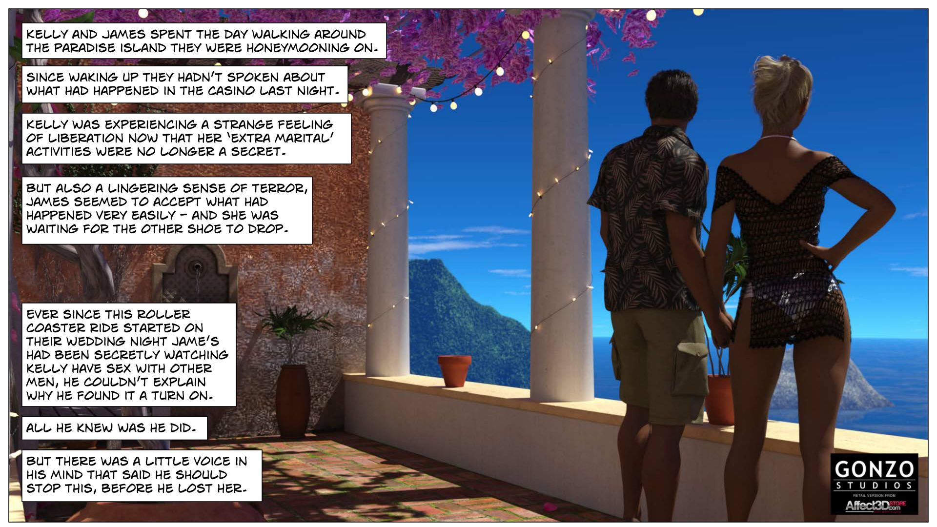 Black Takes White [Sexy3Dcomics], Black Takes White 5, page 2 of 98