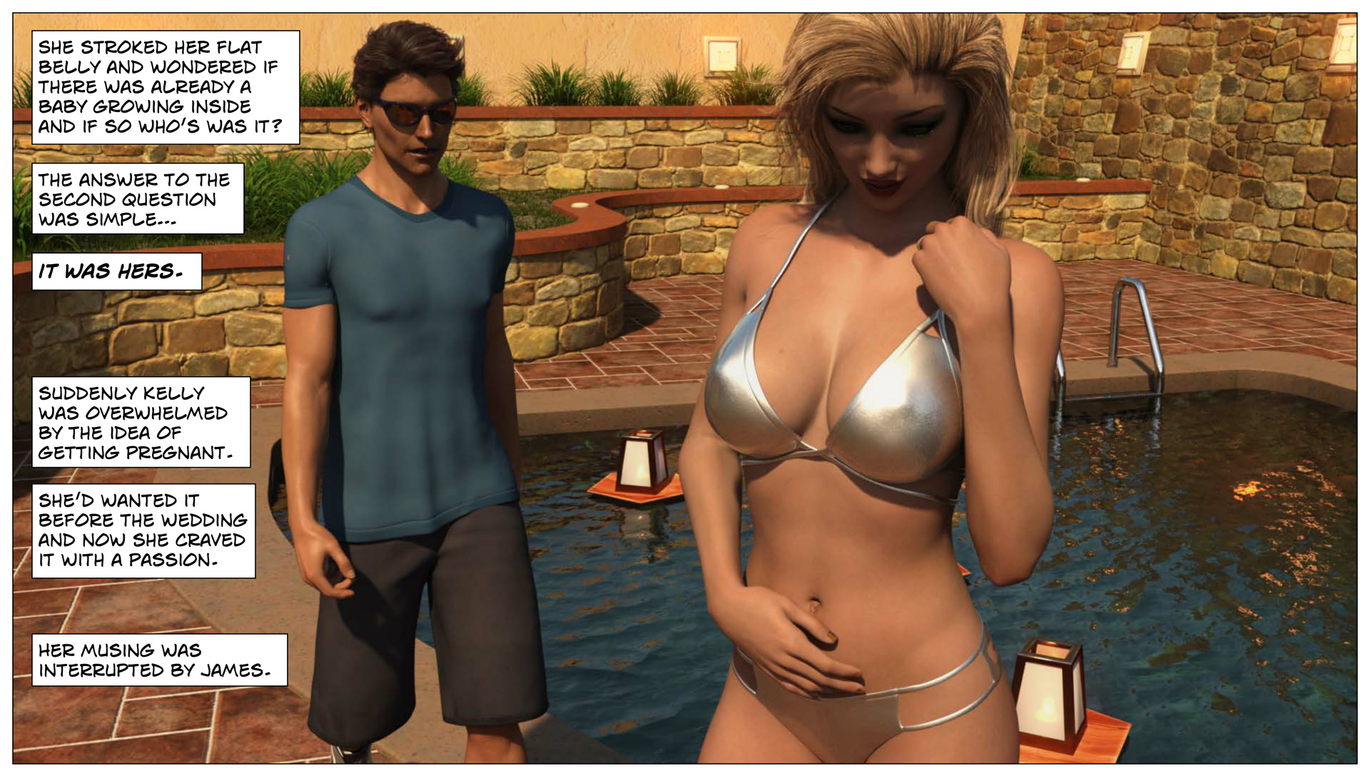 Black Takes White [Sexy3Dcomics], Black Takes White 5, page 33 of 98