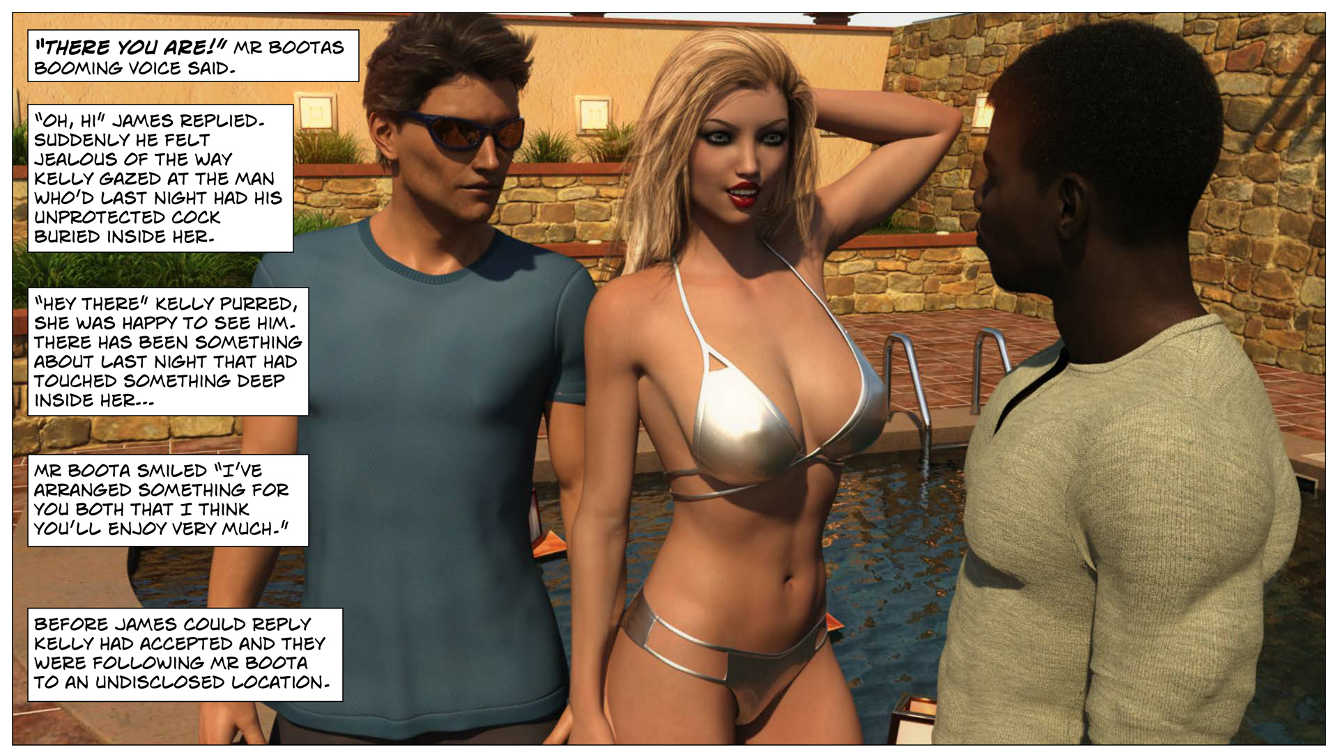 Black Takes White [Sexy3Dcomics], Black Takes White 5, page 35 of 98