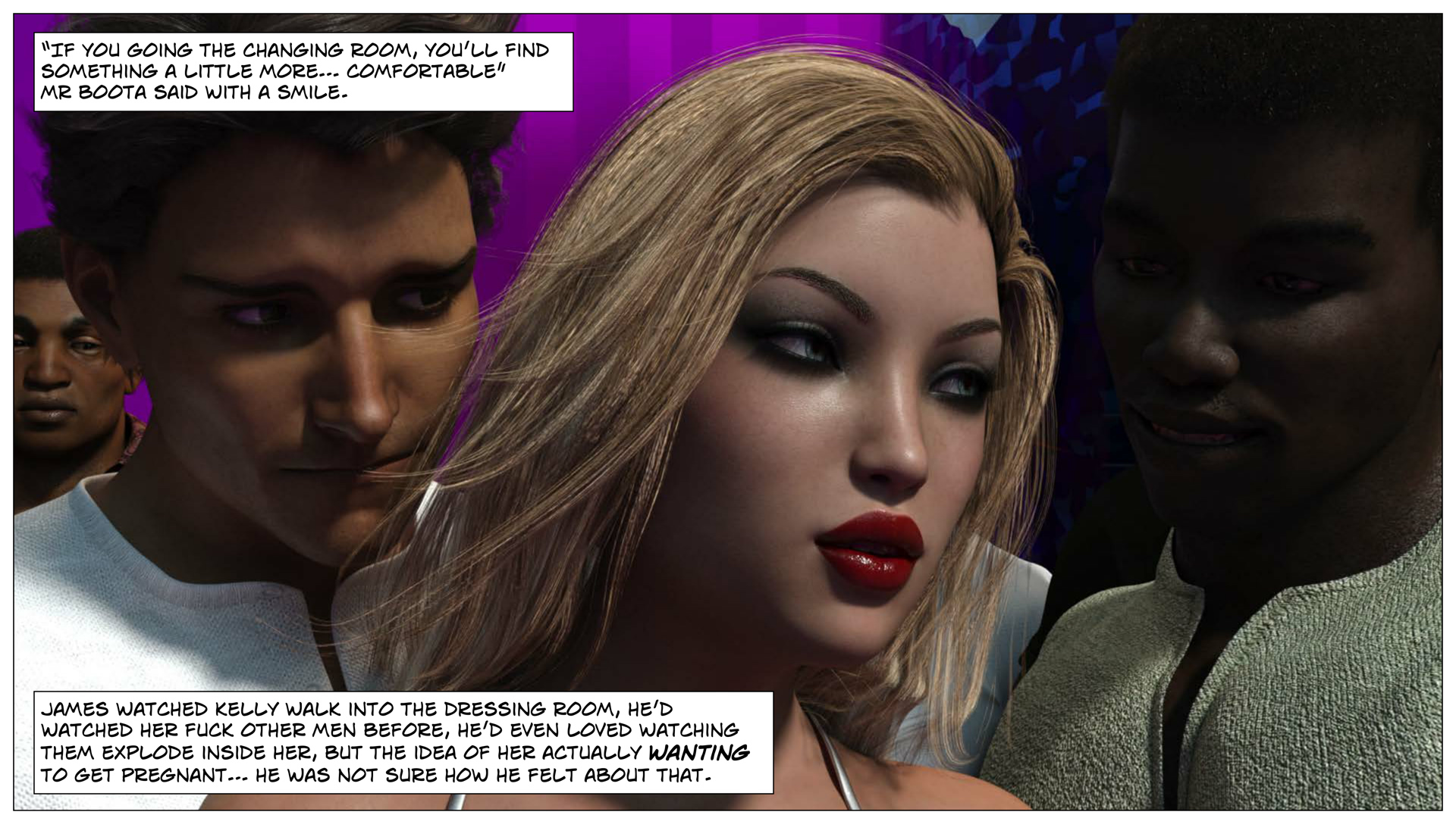 Black Takes White [Sexy3Dcomics], Black Takes White 5, page 40 of 98