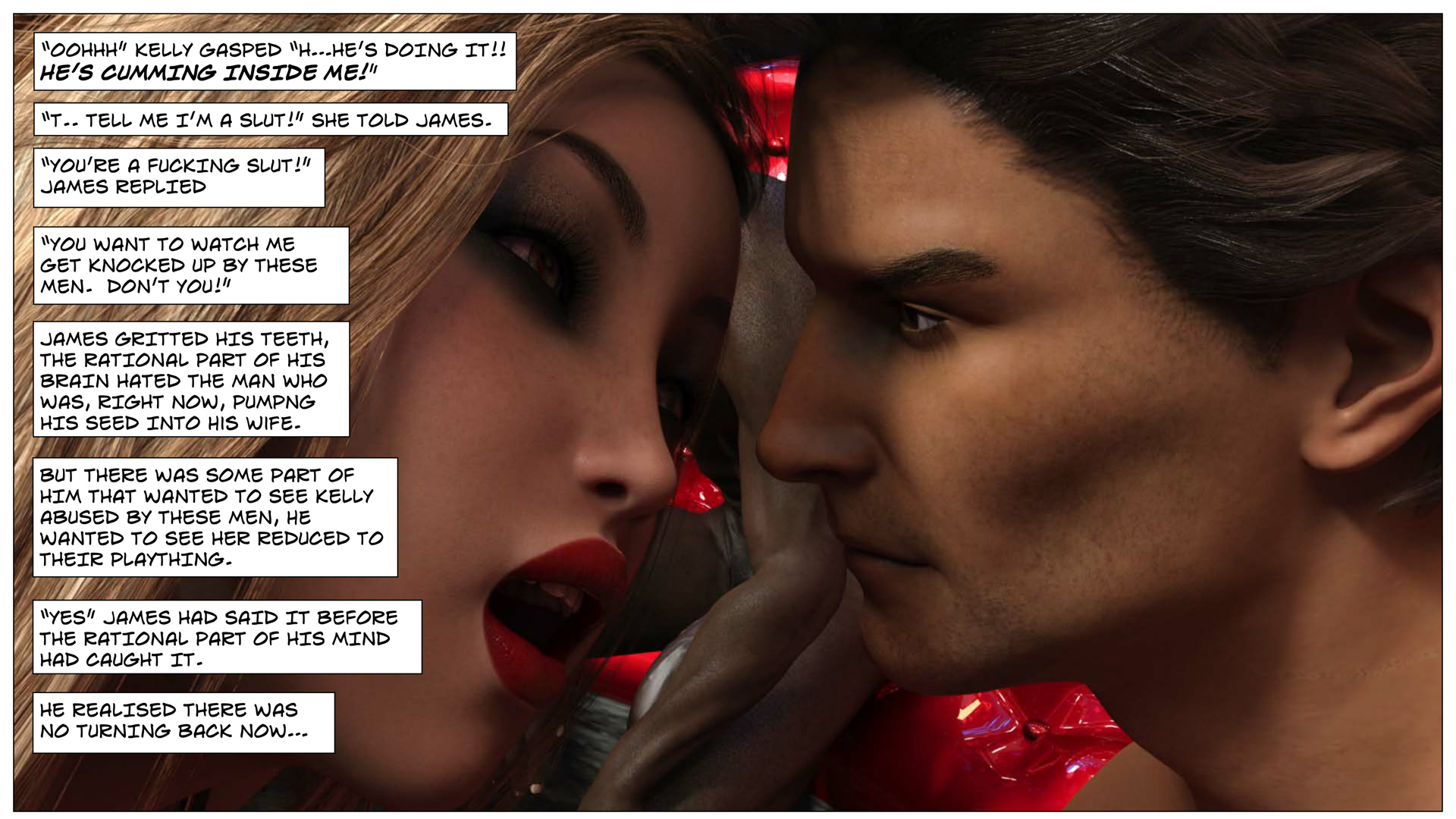 Black Takes White [Sexy3Dcomics], Black Takes White 5, page 53 of 98